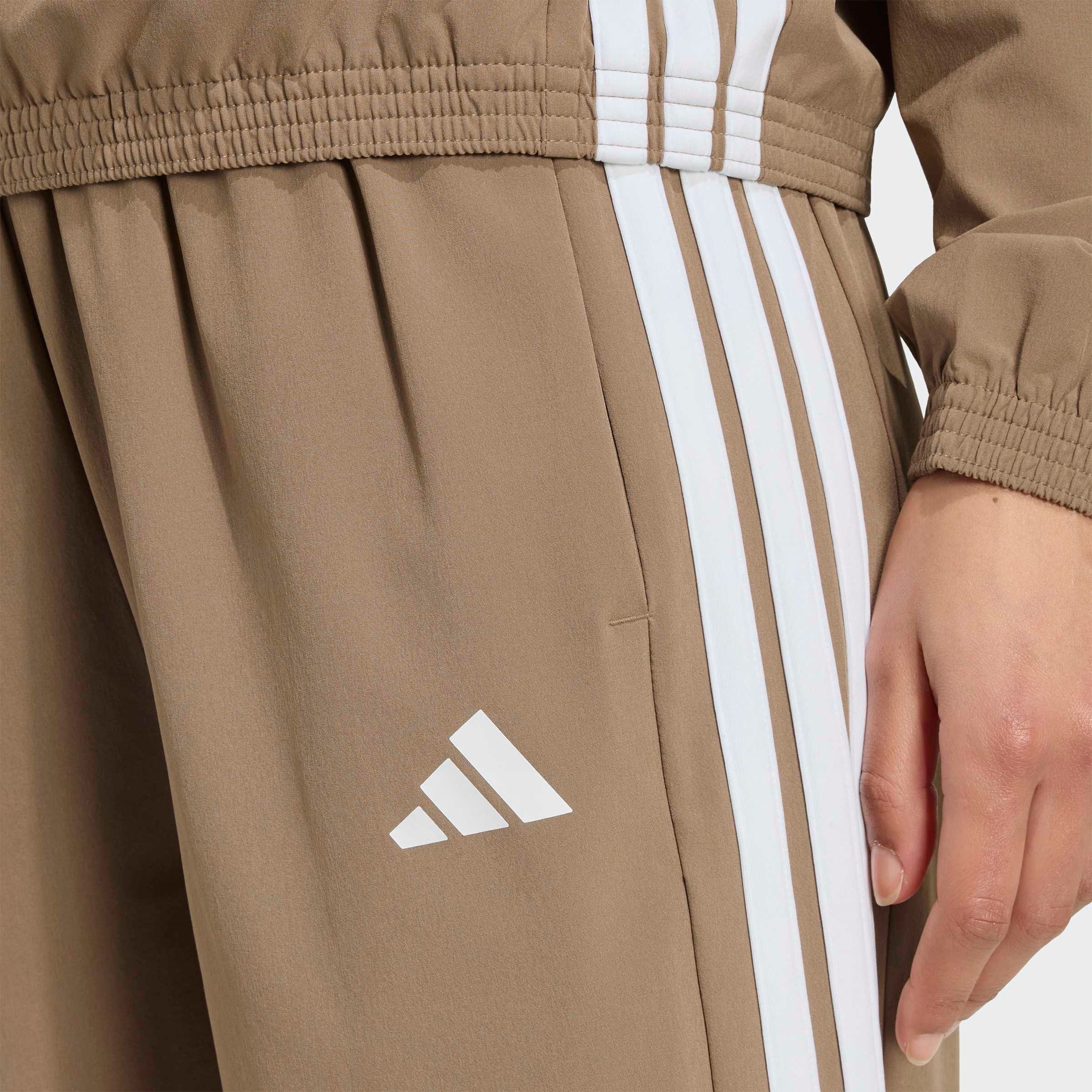adidas Performance Sporthose TRAIN ESSENTIALS 3-STREIFEN WOVEN