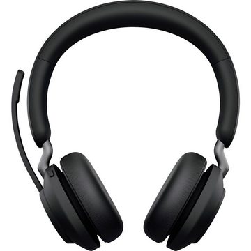 Jabra Evolve2 65 Stereo UC USB-A Bluetooth LS black Kopfhörer (Lautstärkeregelung, Batterieladeanzeige, Mikrofon-Stummschaltung)