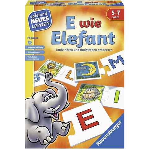 Ravensburger Spiel, E wie Elefant, Made in Europe, FSC® - schützt Wald - weltweit