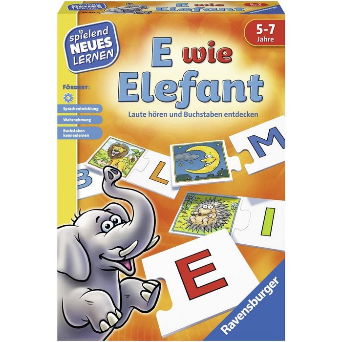 Ravensburger Spiel E wie Elefant Made in Europe FSC® - schützt Wald - weltweit
