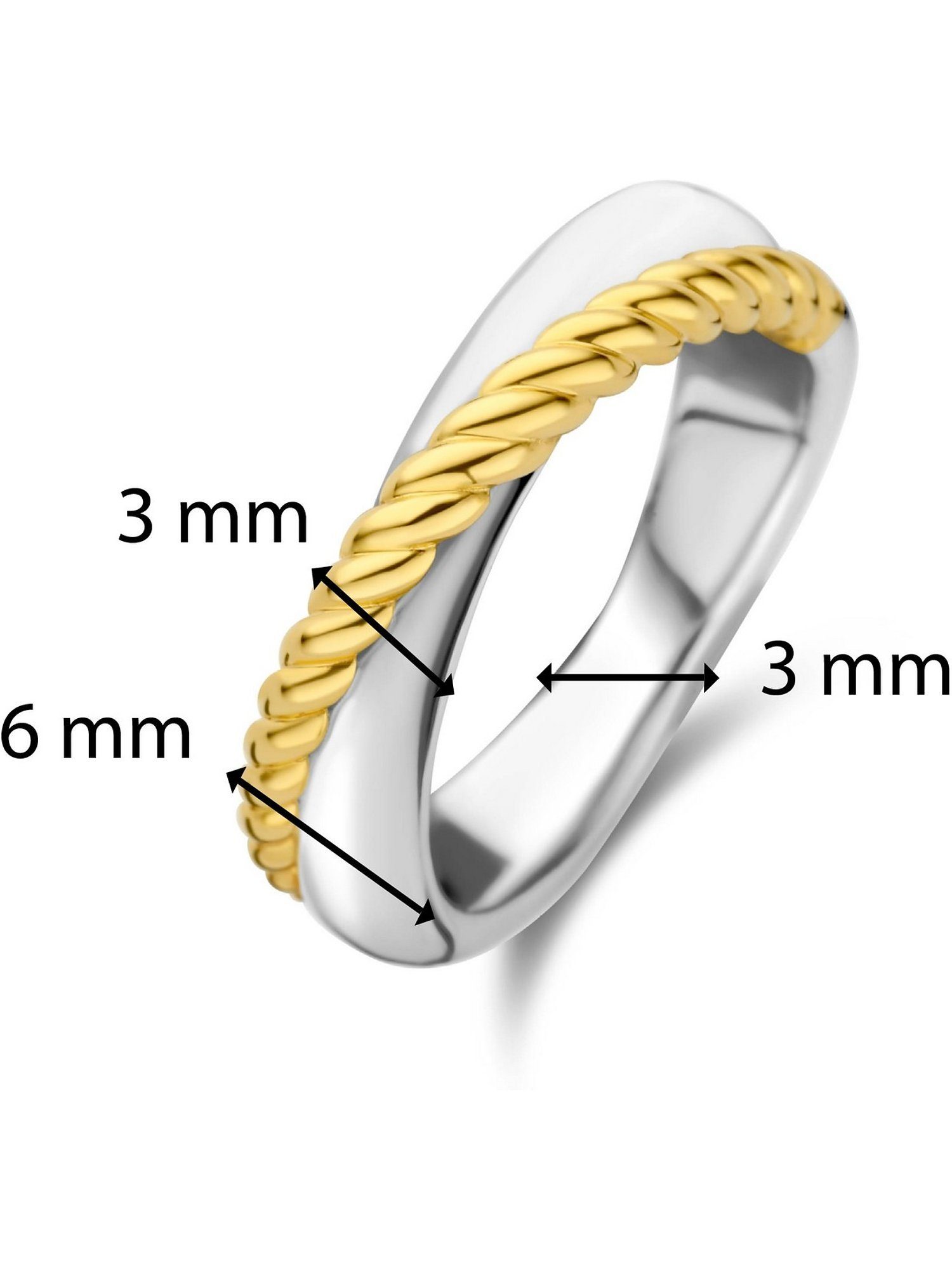 TI SENTO - Milano Fingerring Ti Sento - Milano Damenring, Perlmutt