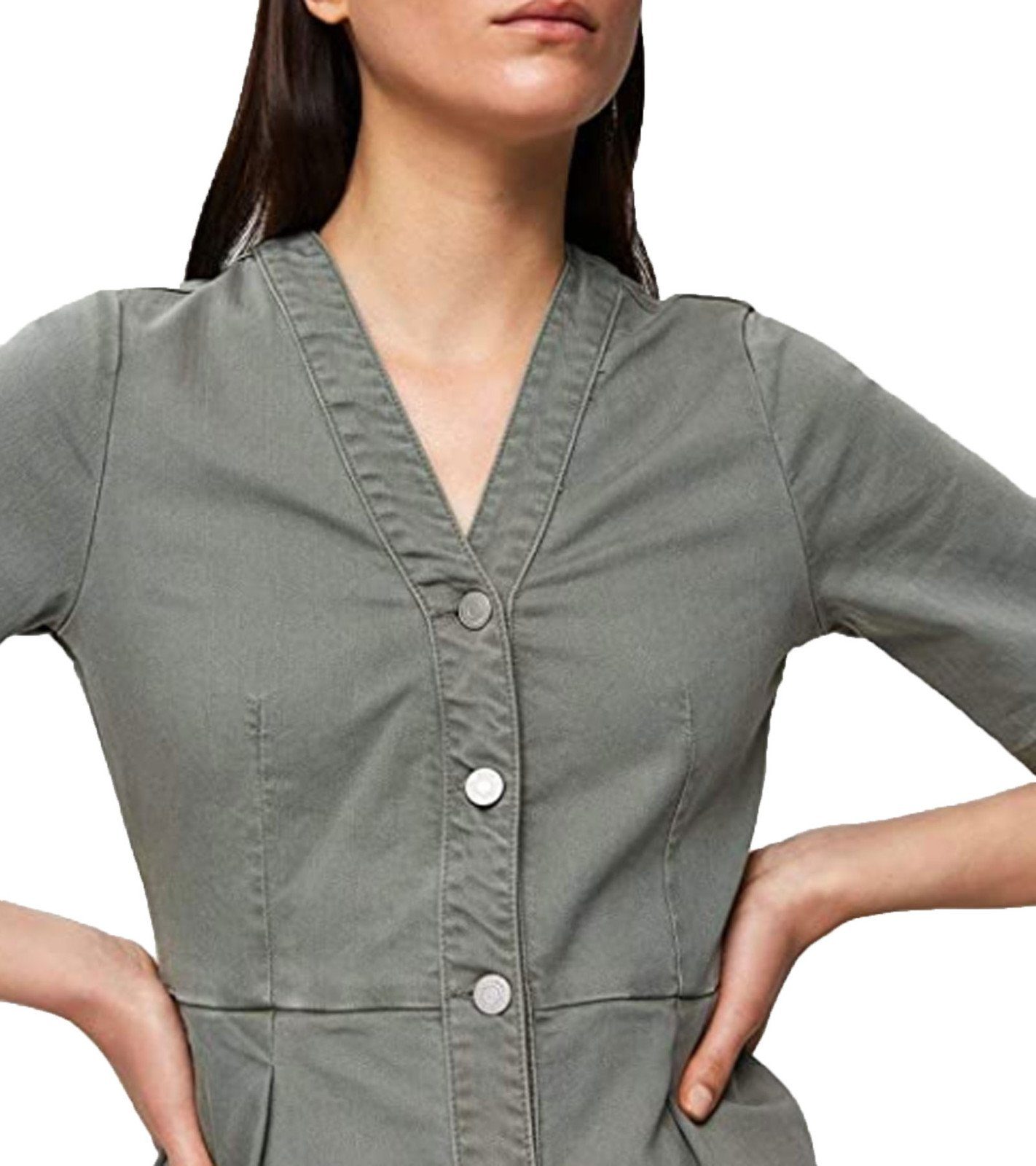 SELECTED FEMME Jeanskleid »SELECTED FEMME SLFLise Jeans-Kleid attraktives  Damen Mini-Kleid mit Knopfleiste Herbst-Kleid Grün« online kaufen | OTTO