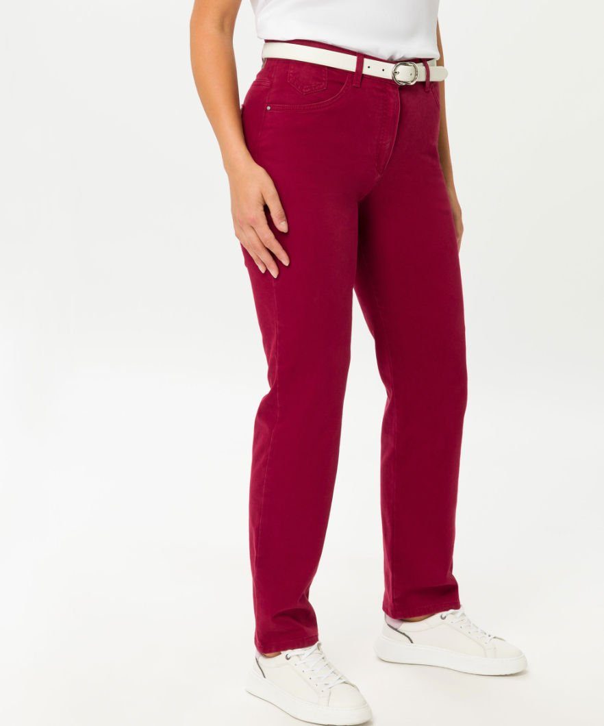 RAPHAELA by BRAX rot CORRY 5-Pocket-Hose Style