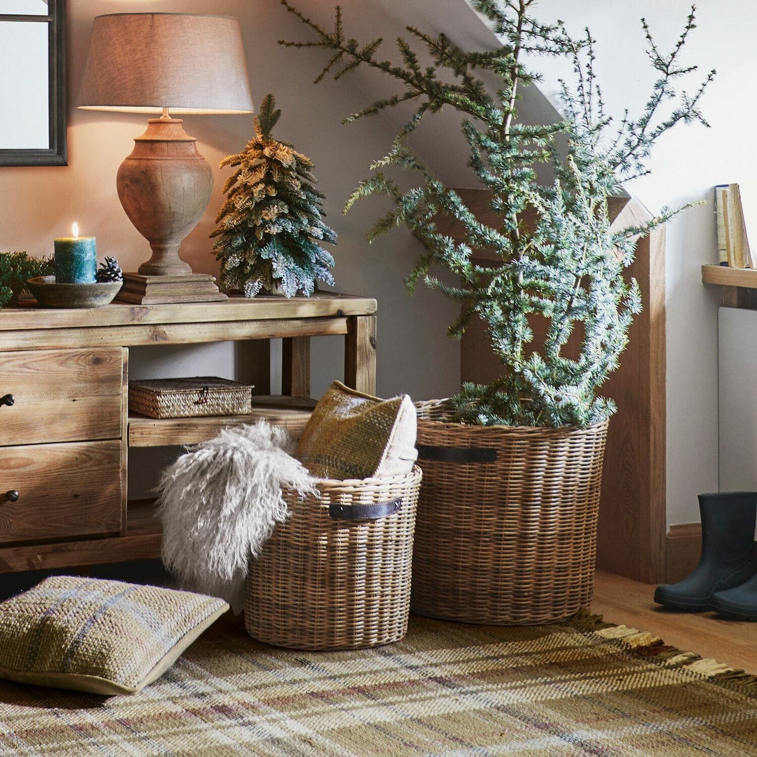 Mirabeau Dekokorb Korb 2er Set Ausserd braun (2er Set, 2er Set)