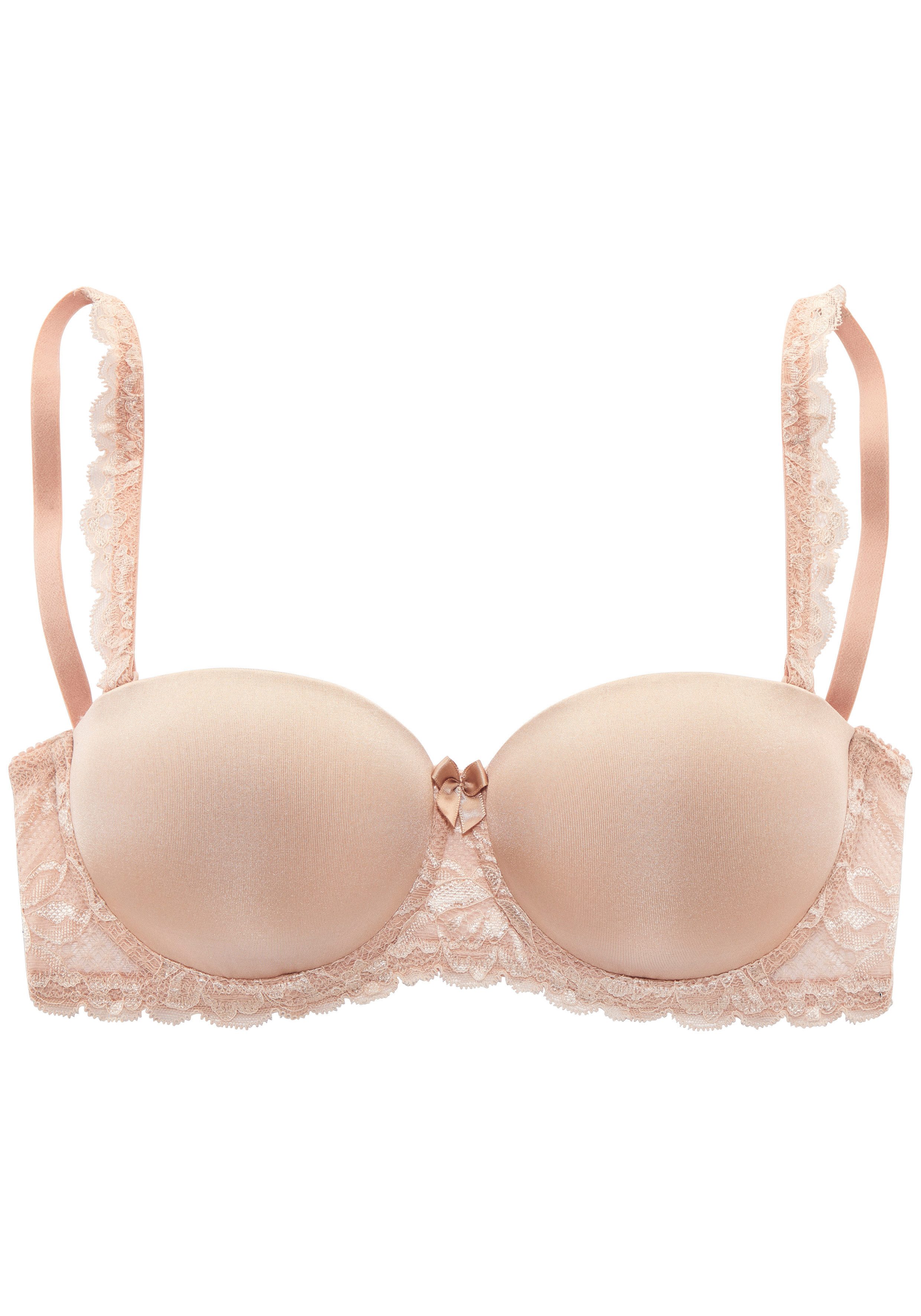Nuance Schalen-BH mit abnehmbaren Trägern und Details aus Spitze, Dessous