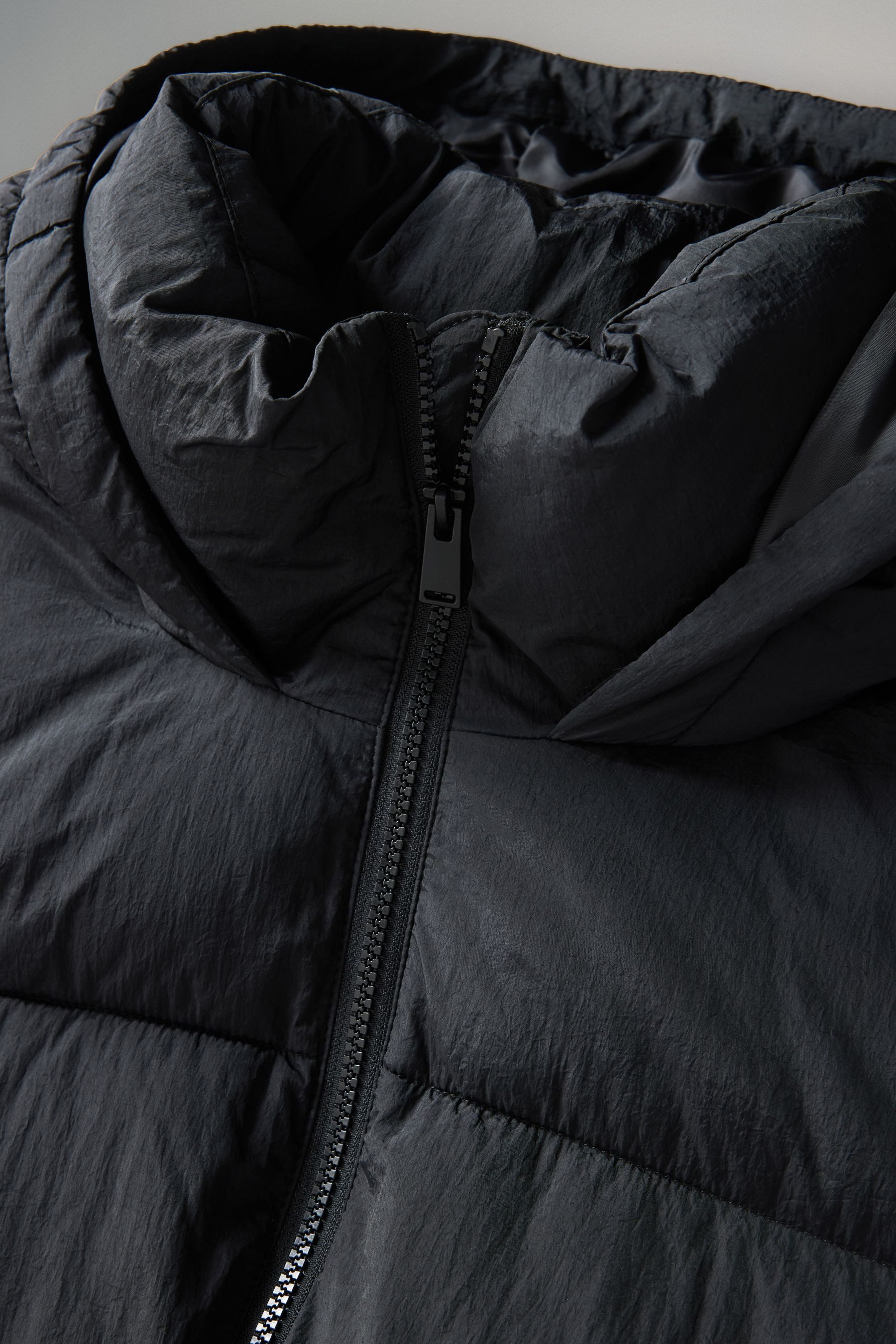 The Set Steppmantel The Set Langer, wattierter Mantel mit Kapuze (1-tlg) günstig online kaufen