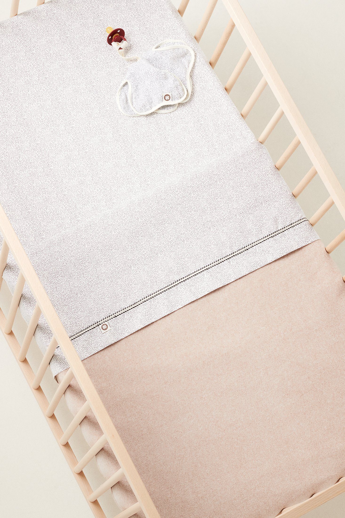 Babydecke Noppies Decke für das Bettchen, Noppies Tan Melange | Kuscheldecken