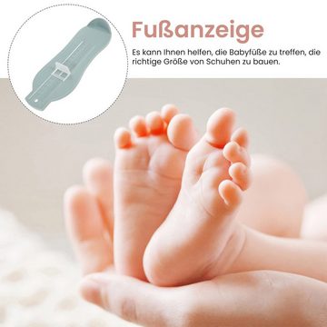 Daisred Messschieber Fußmessgerät Kinder Coole Gadget, Schuhgrößenmesser von 2 bis 30, 1-St.