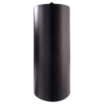 Deko-Light Hängeleuchte Geschmackvolle Pendelleuchte Barrel aus Metall in schwarz, keine Angabe, Leuchtmittel enthalten: Nein, warmweiss, Pendellampe, Pendelleuchte, Hängeleuchte
