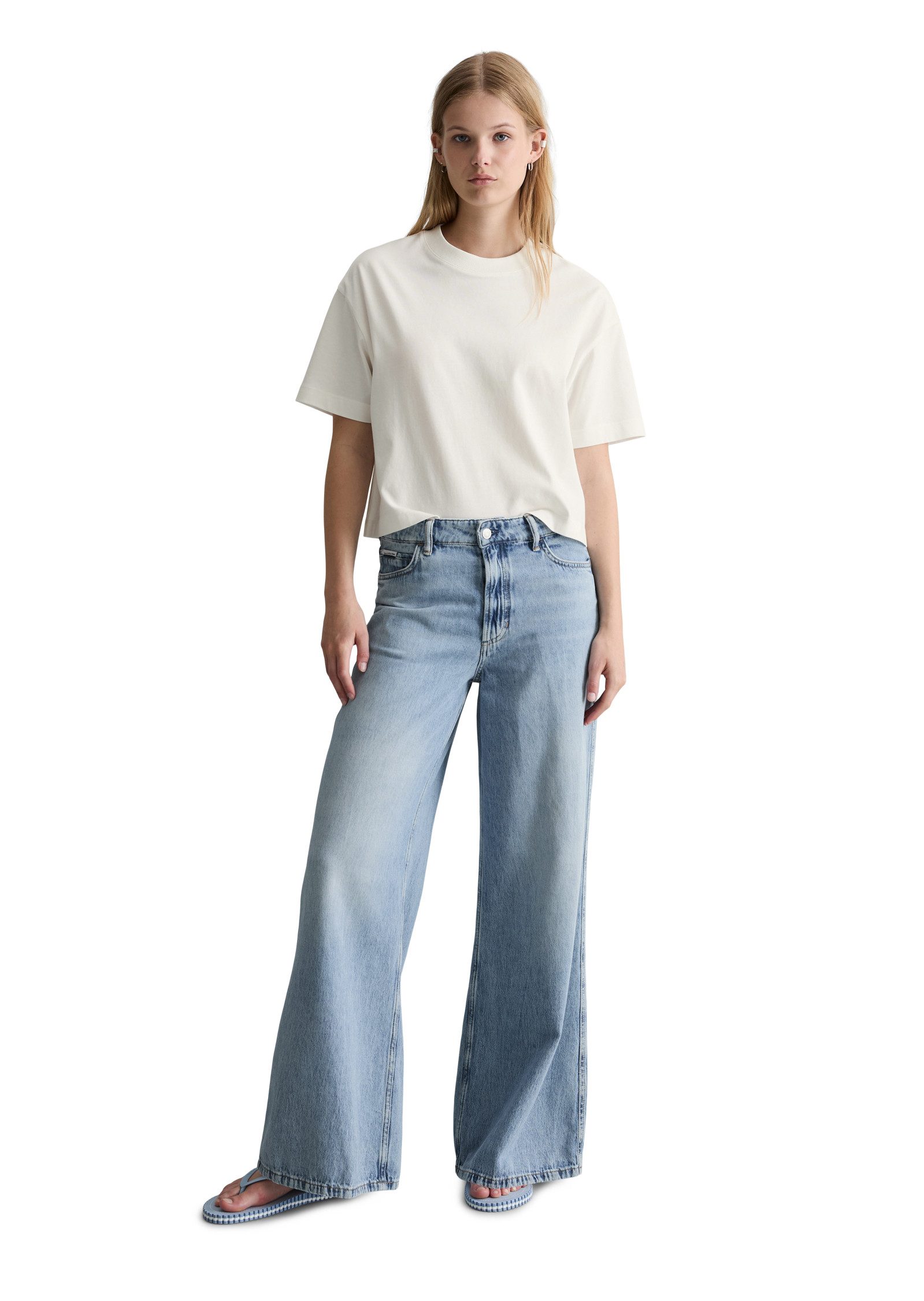 Marc O'Polo DENIM Weite Jeans aus Rigid Denim – Bild 5 von 5