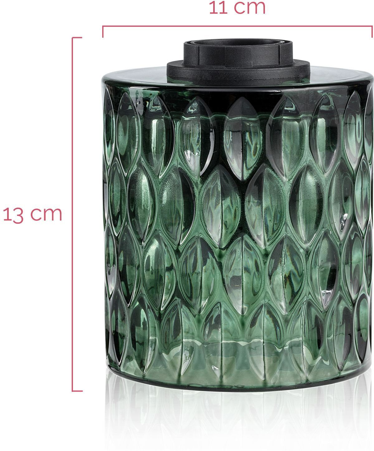 Pauleen Tischleuchte Crystal Magic, Ein-/Ausschalter, Leuchtmittel wechselbar, Extra-Warmweiß, E27, inklusive Leuchtmittel, dimmbar