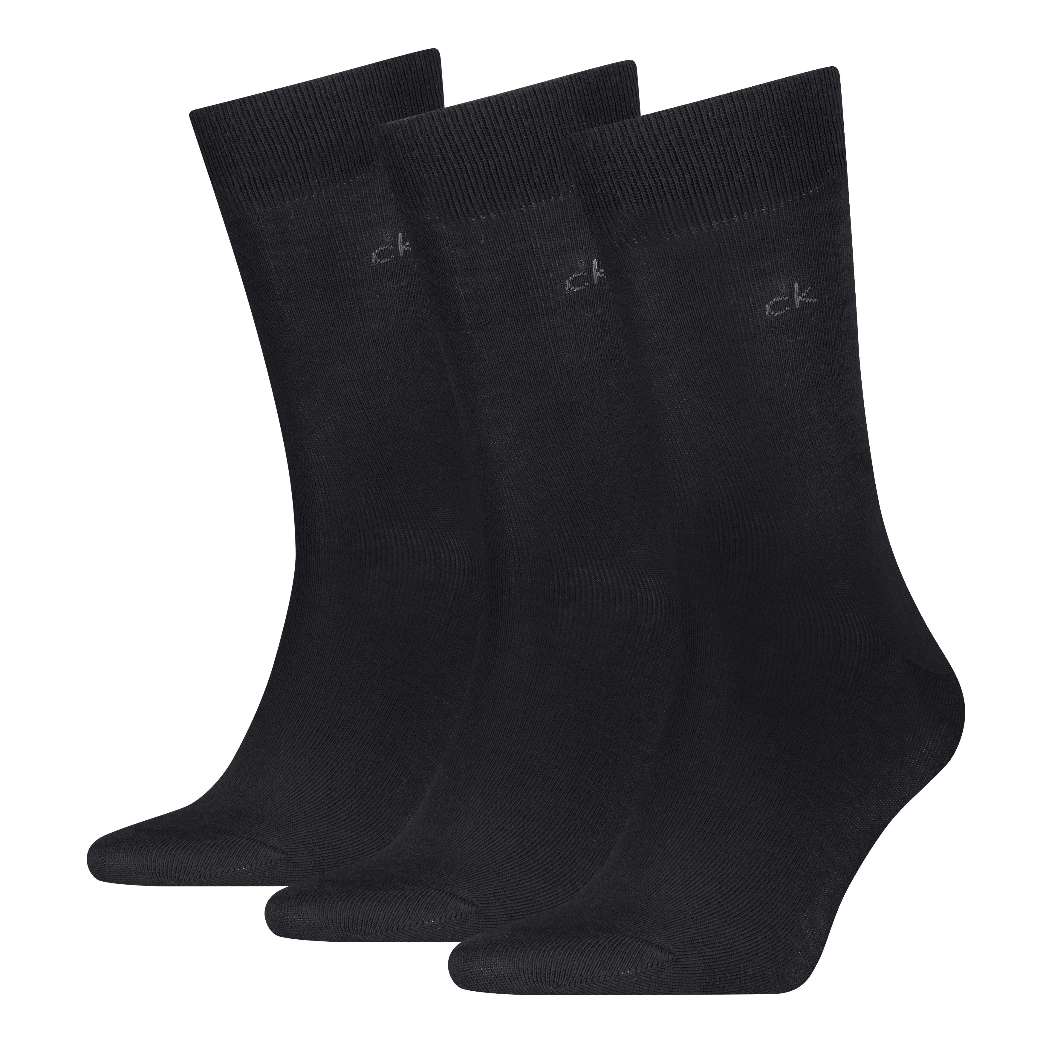 Calvin Klein Socken CK MEN SOCK (3 Paar) uni, Cotton-Mix, breiter Bund günstig online kaufen