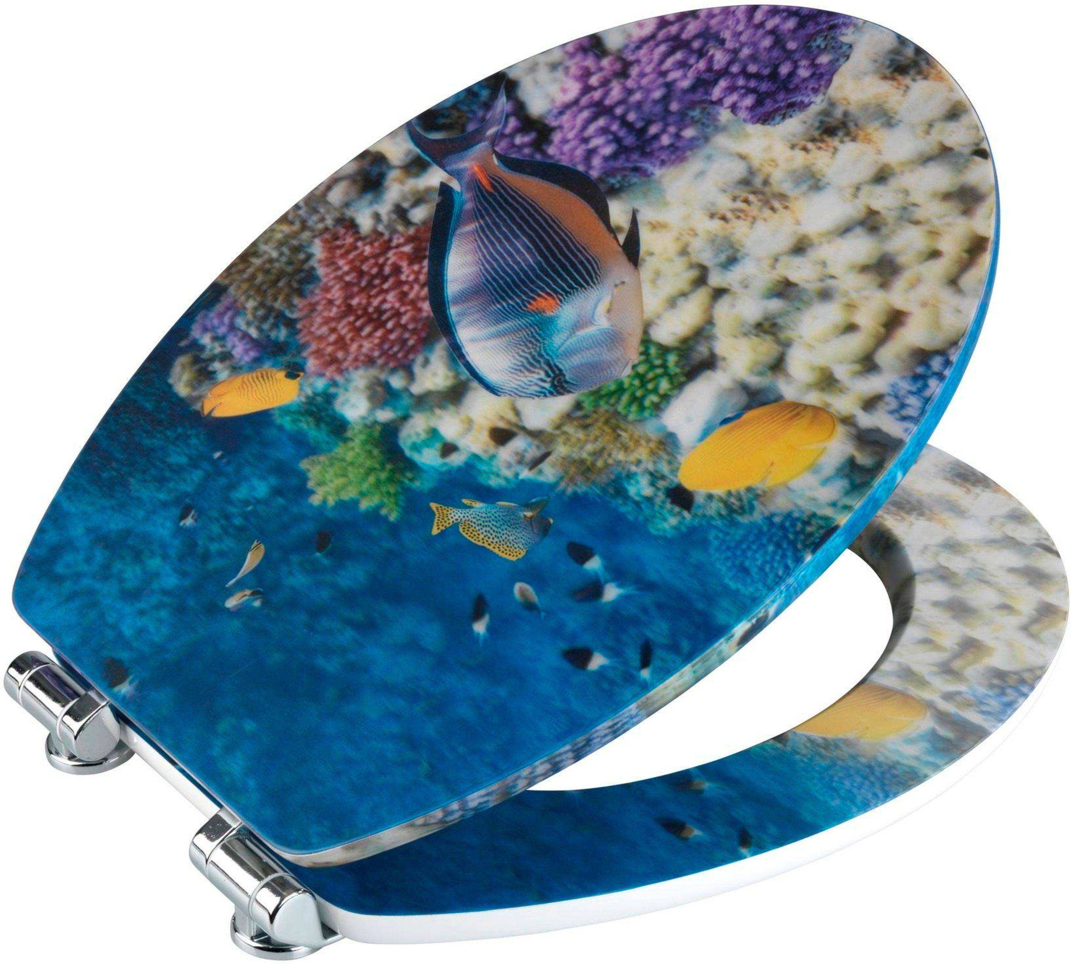 WENKO WC-Sitz Fish günstig online kaufen