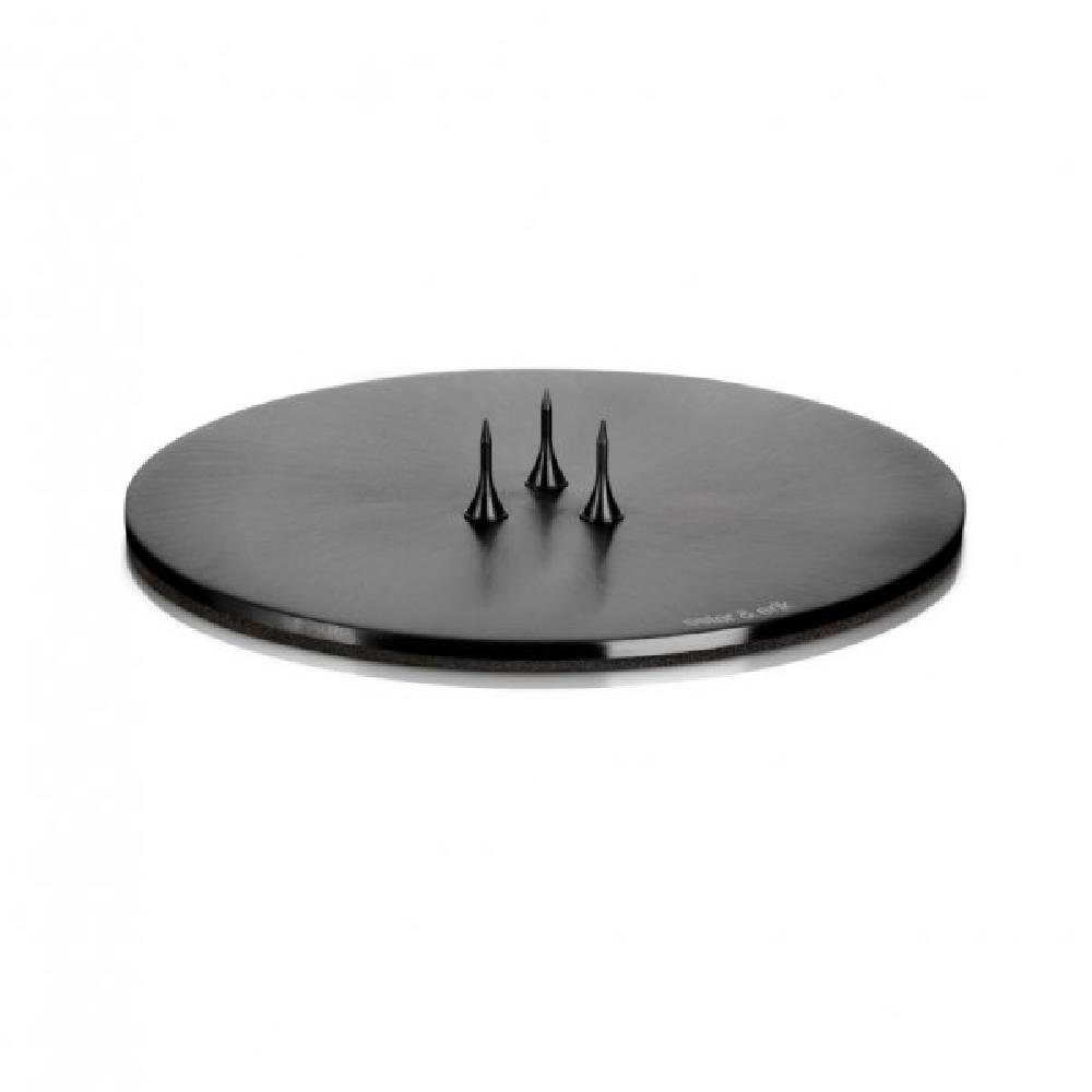 ester & erik Kerzenhalter Kerzenplatte Small Black Matt