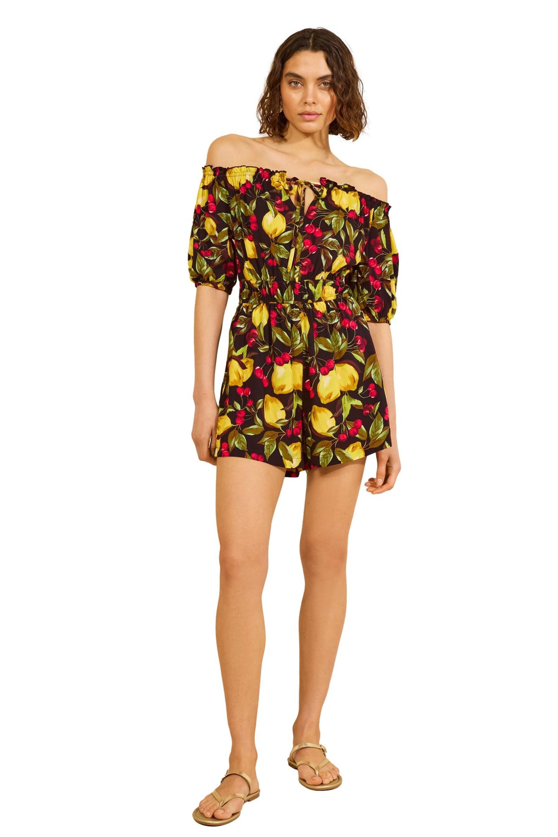 Friends Like These Playsuit Friends Like These Schulterfreier Playsuit (1-tlg)
