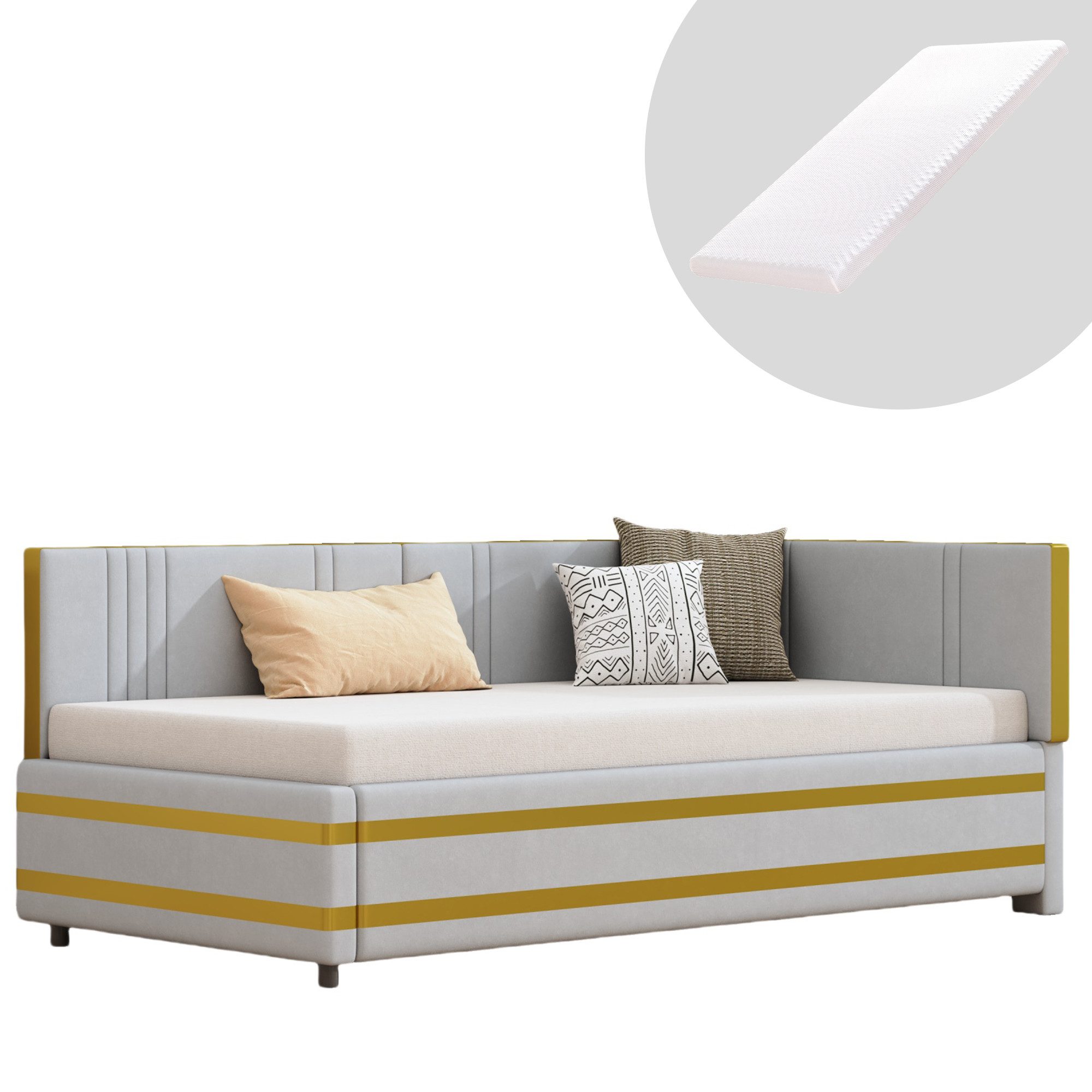 HAUSS SPOLE Schlafsofa 90x200cm Sofabett Multifunktionsbett günstig online kaufen