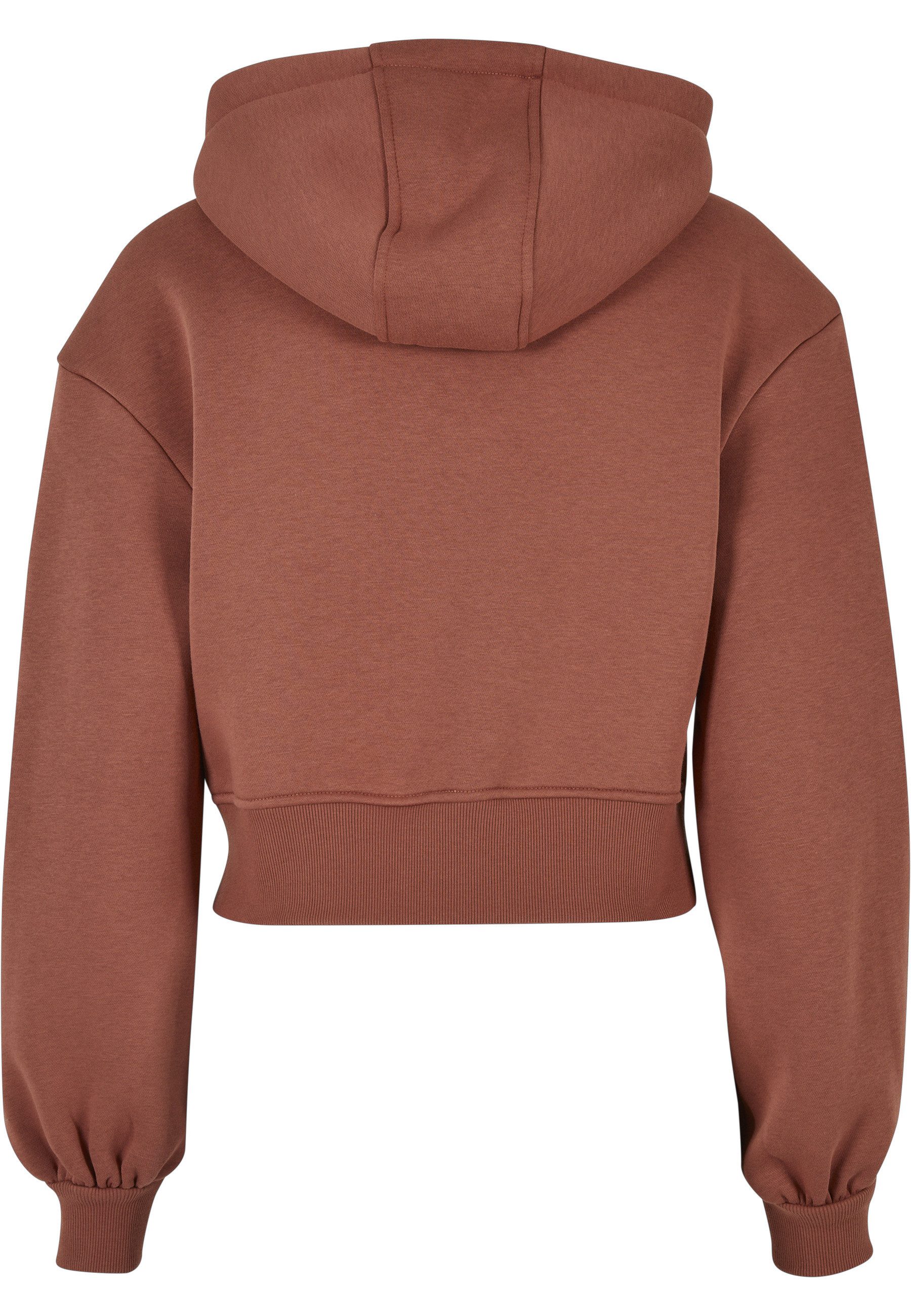 URBAN CLASSICS Sweatjacke Urban Classics Damen Ladies Short Oversized Zip J günstig online kaufen