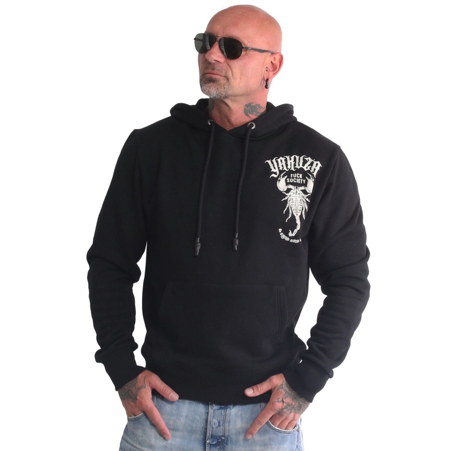 YAKUZA Hoodie Cartel in schwerer Ausführung