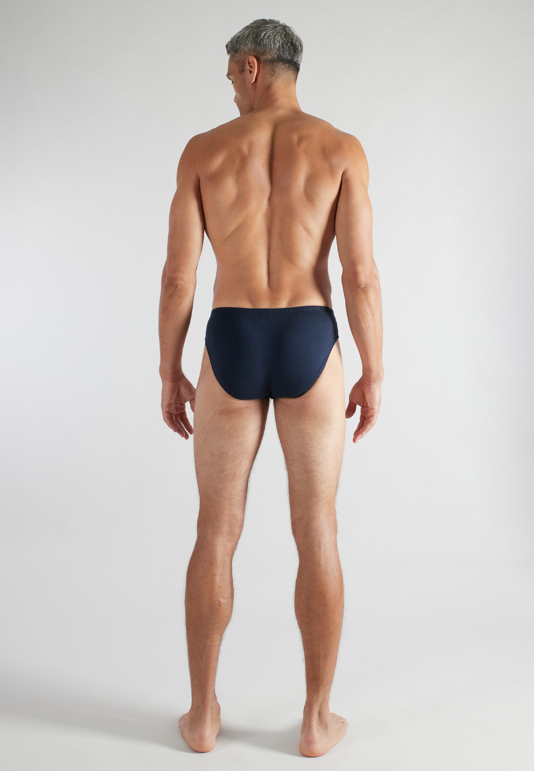 CECEBA Slip CECEBA Herren Sport-Slip blau uni 7er Pack (7-St) – Bild 3 von 4