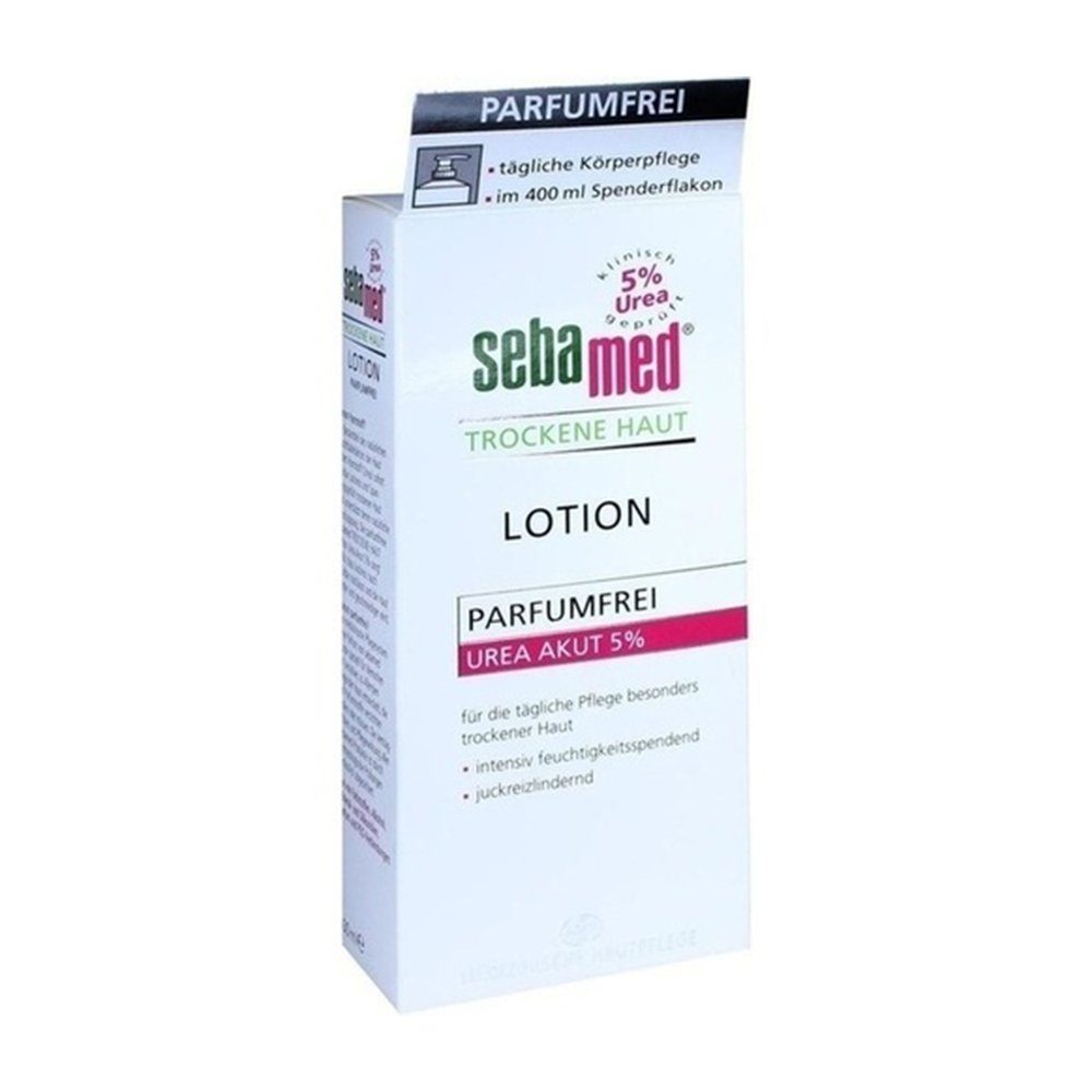 Sebapharma GmbH & Co.KG Körperlotion SEBAMED Trockene Haut parfümfrei Lotion Urea 5%, 400 ml