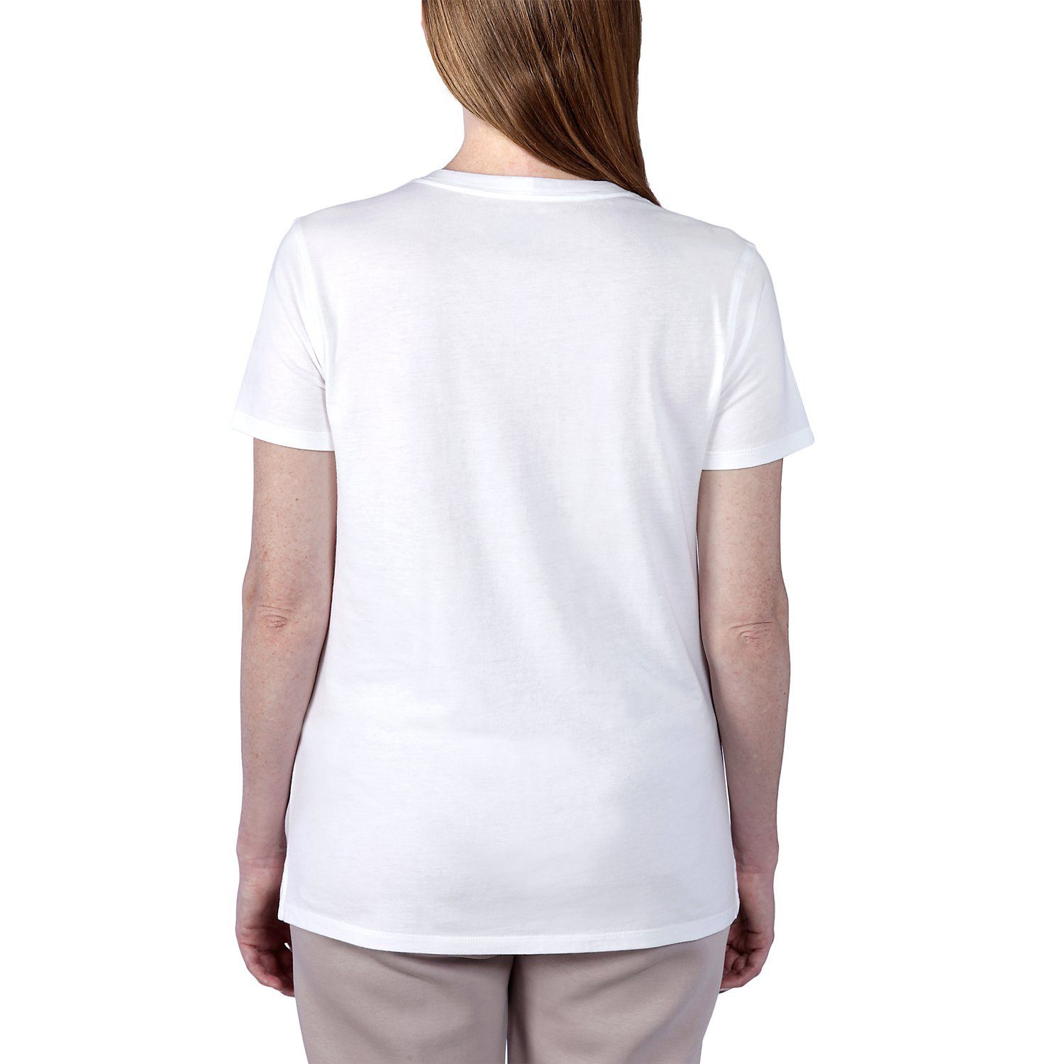 Logo T-Shirt Carhartt Color Damen Graphic Weiß Multi