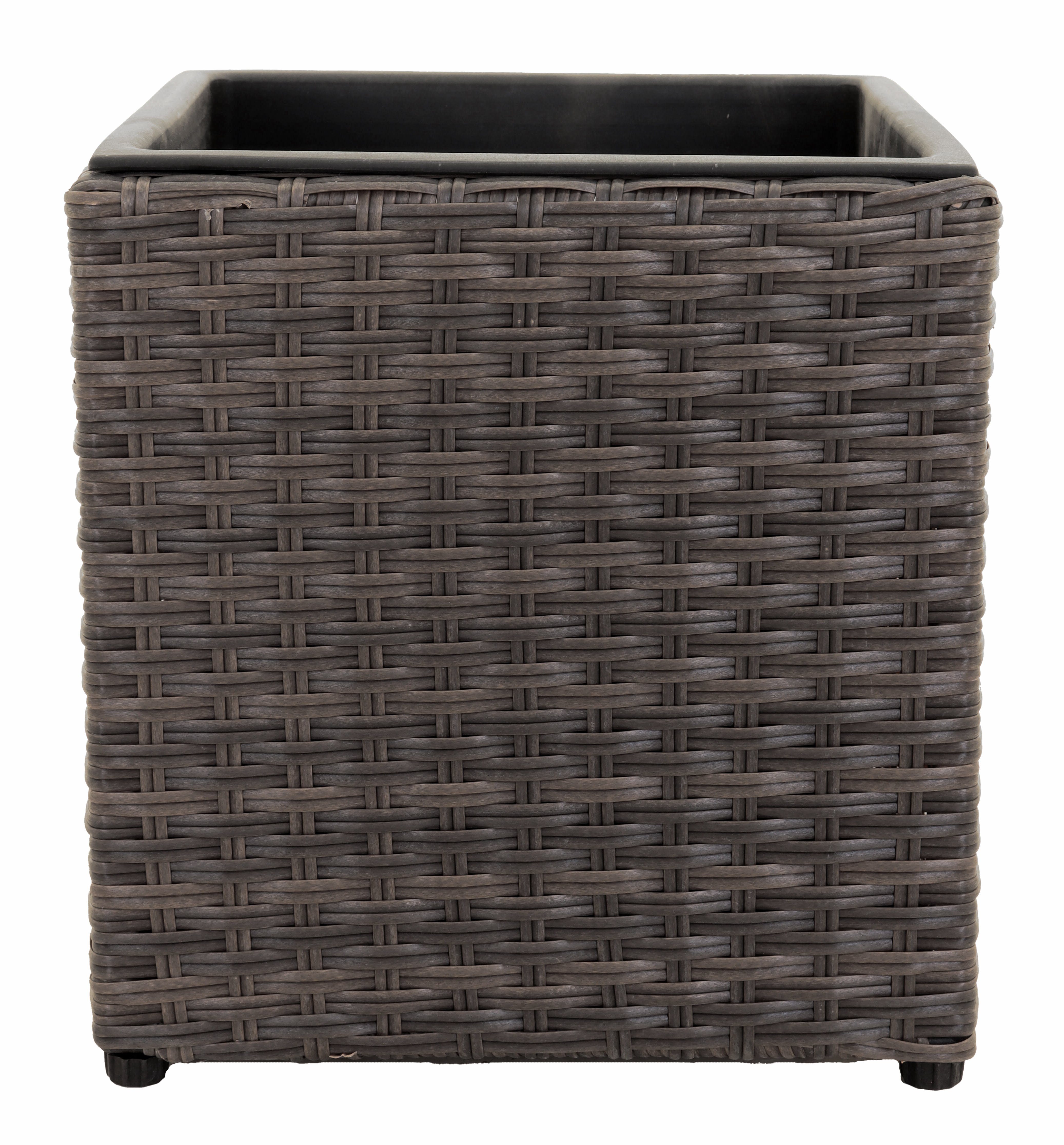 tegawo Pflanzkübel Polyrattan Quader günstig online kaufen