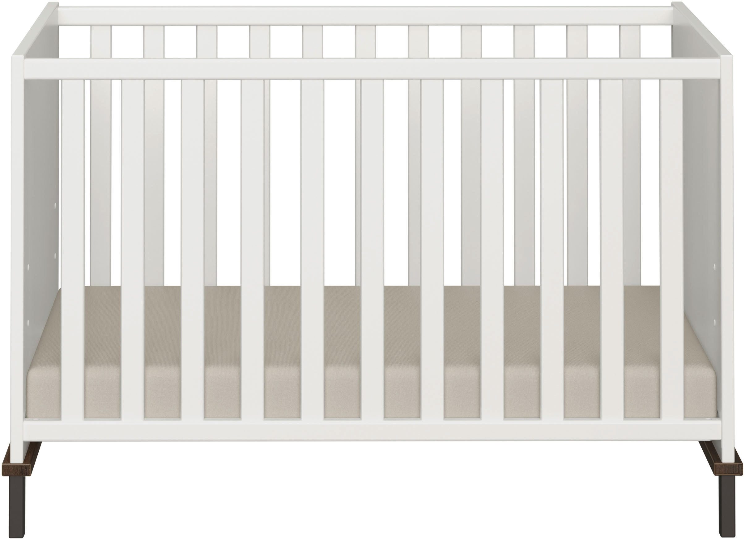 YUNY by PAIDI Babybett LOVELY ALIV in Off-White, Gitterbett höhenverstellbar, Kinderbett