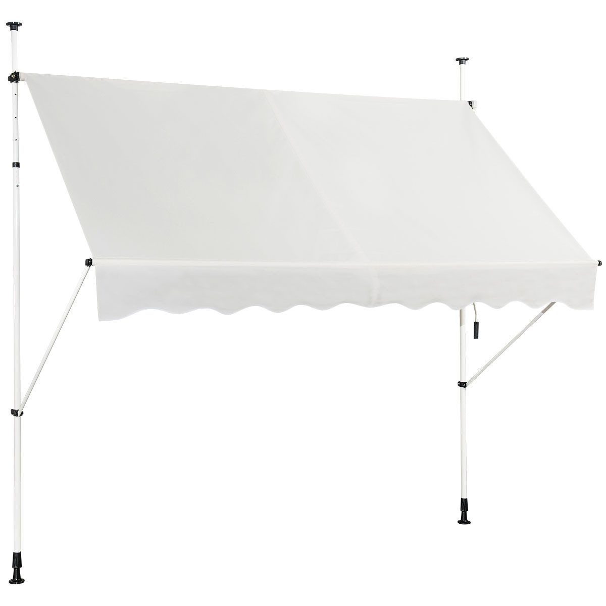 COSTWAY Klemmmarkise 250cm breit, höhenverstellbar 200-300cm, günstig online kaufen