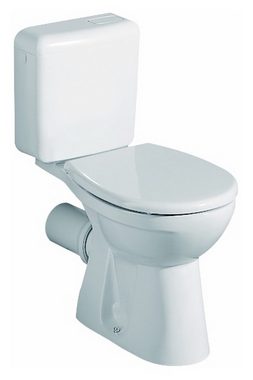 GEBERIT WC-Sitz Renova, WC-Sitz mit Deckel, Befestigung von unten universal - Weiß Alpin