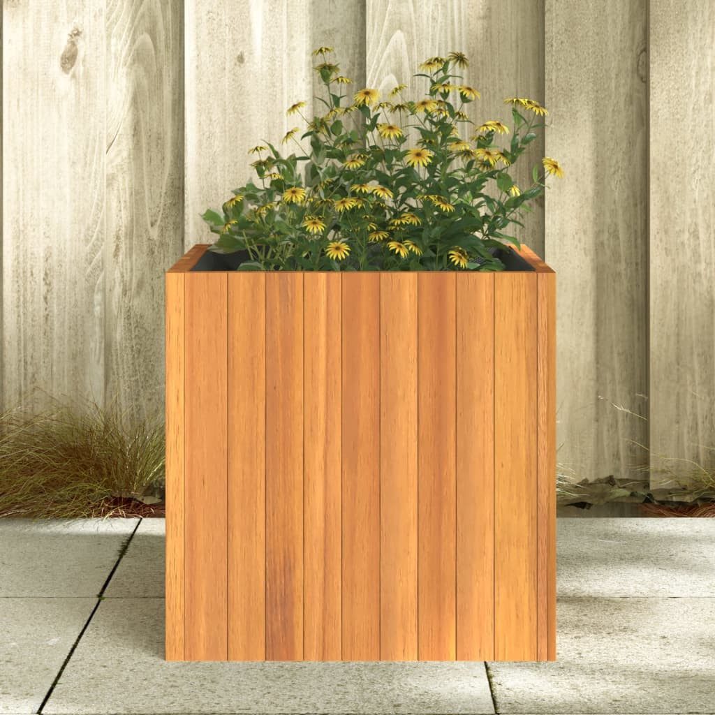 vidaXL Blumentopf Pflanzkübel 45x45x45 cm Massivholz günstig online kaufen