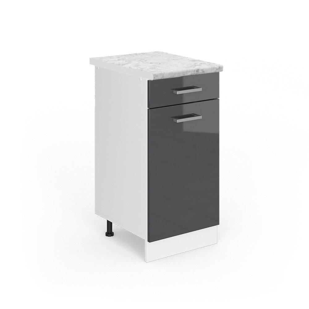 Vicco Unterschrank R-Line, Anthrazit Hochglanz/Weiß, 40 günstig online kaufen