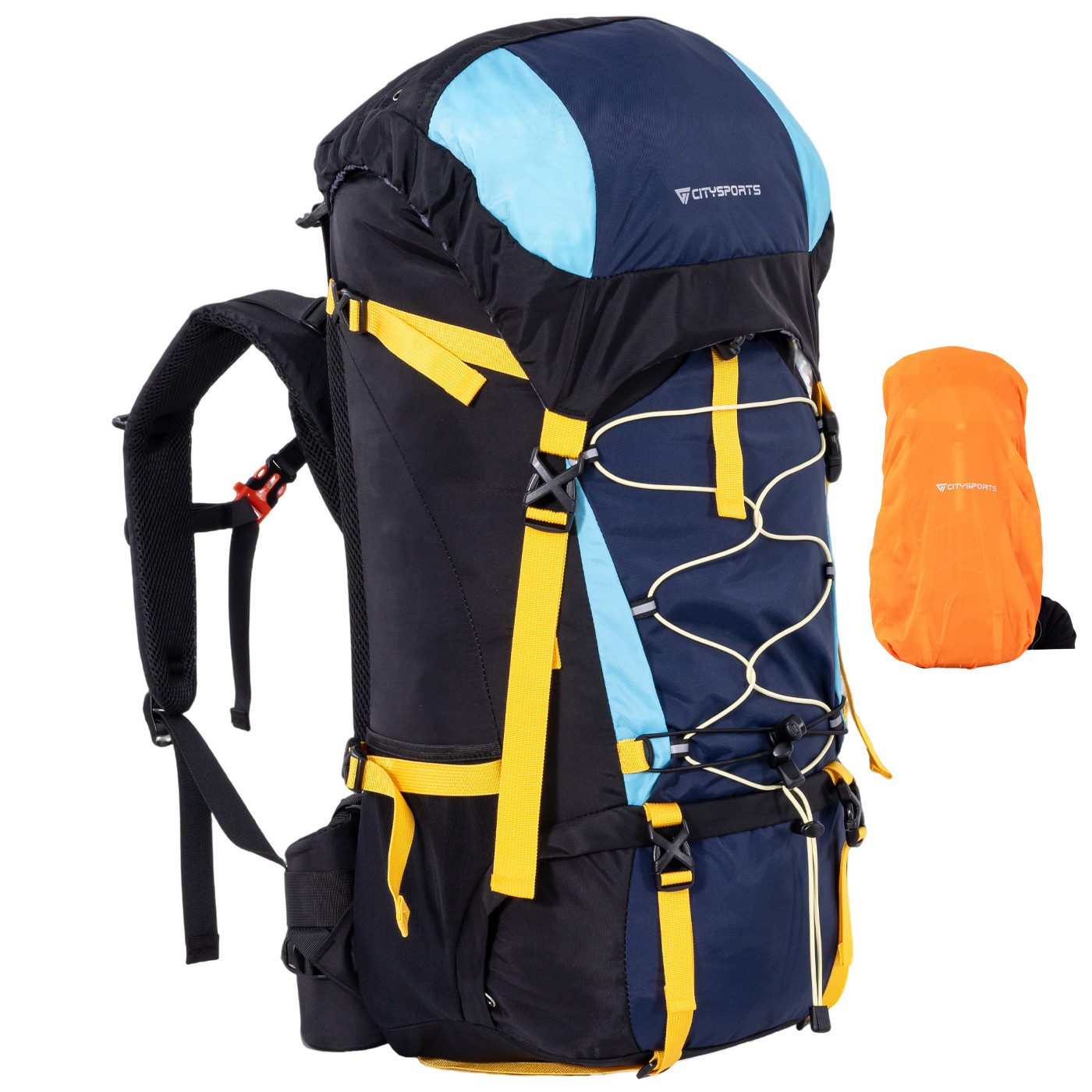 CITYSPORTS Wanderrucksack Rucksack mit Rückenbelüftung Trekkingrucksack Sports packback, aus atmungsaktivem Camping Rucksack Fahrradrucksack, Sportrucksack