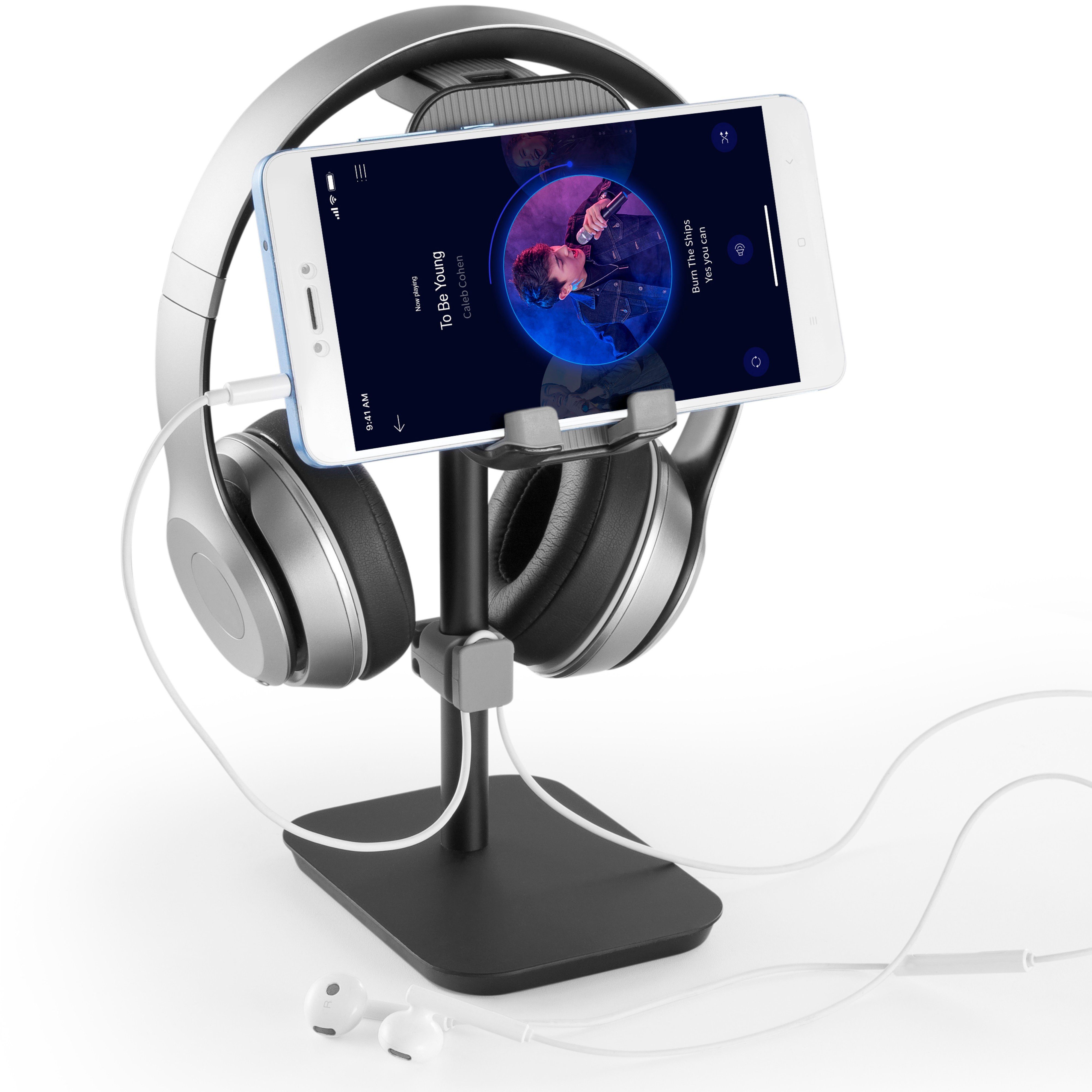 RICOO Smartphone-Halterung HH013, (1-tlg., Tabletständer universal Handy Halter Tisch Smartphone klappbar)