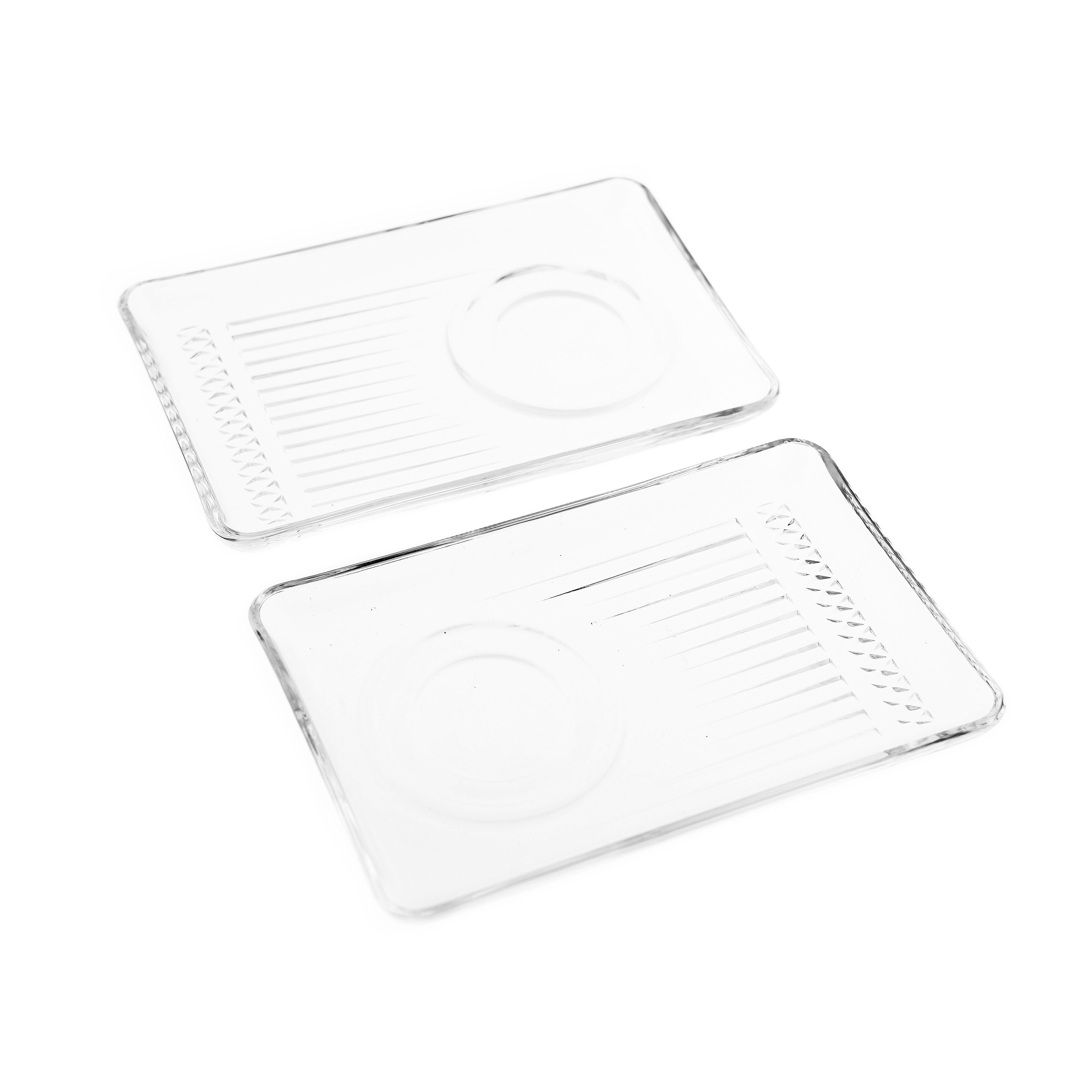 Pasabahce Untertasse 2er Untertassen set Cay Tabagi Unterteller transparent, (2 St) – Bild 4 von 5