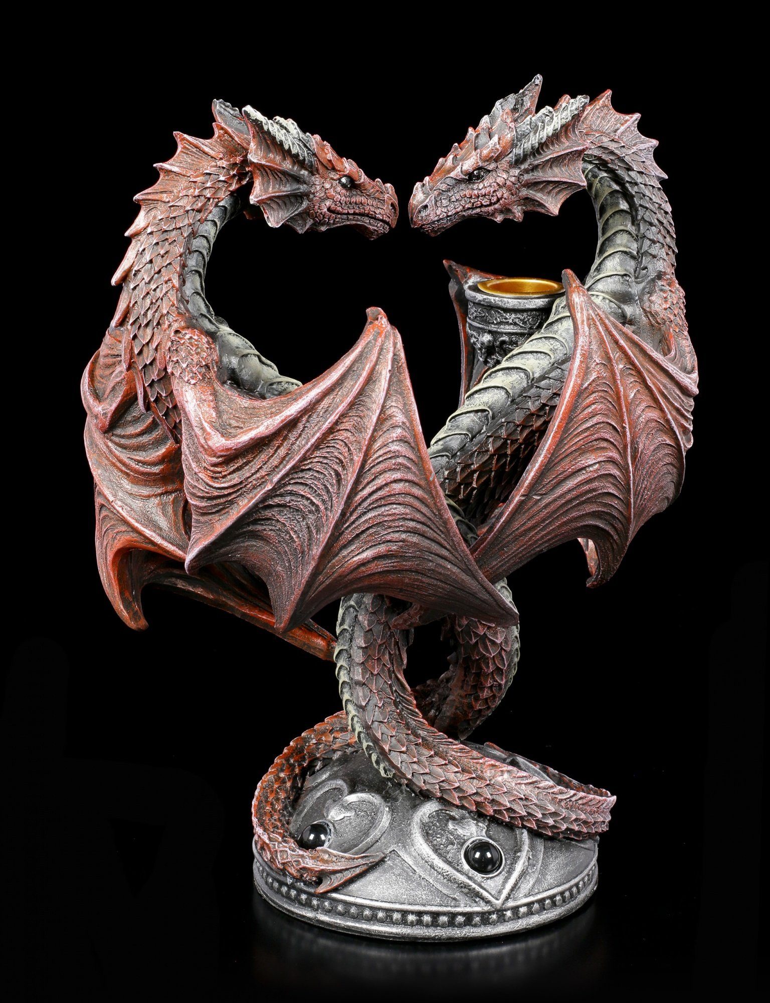 - Heart Edition Figuren Valentine's Anne Fantasy GmbH Kerzenhalter Stokes Shop - Kerzenhalter Dragon Drachen -