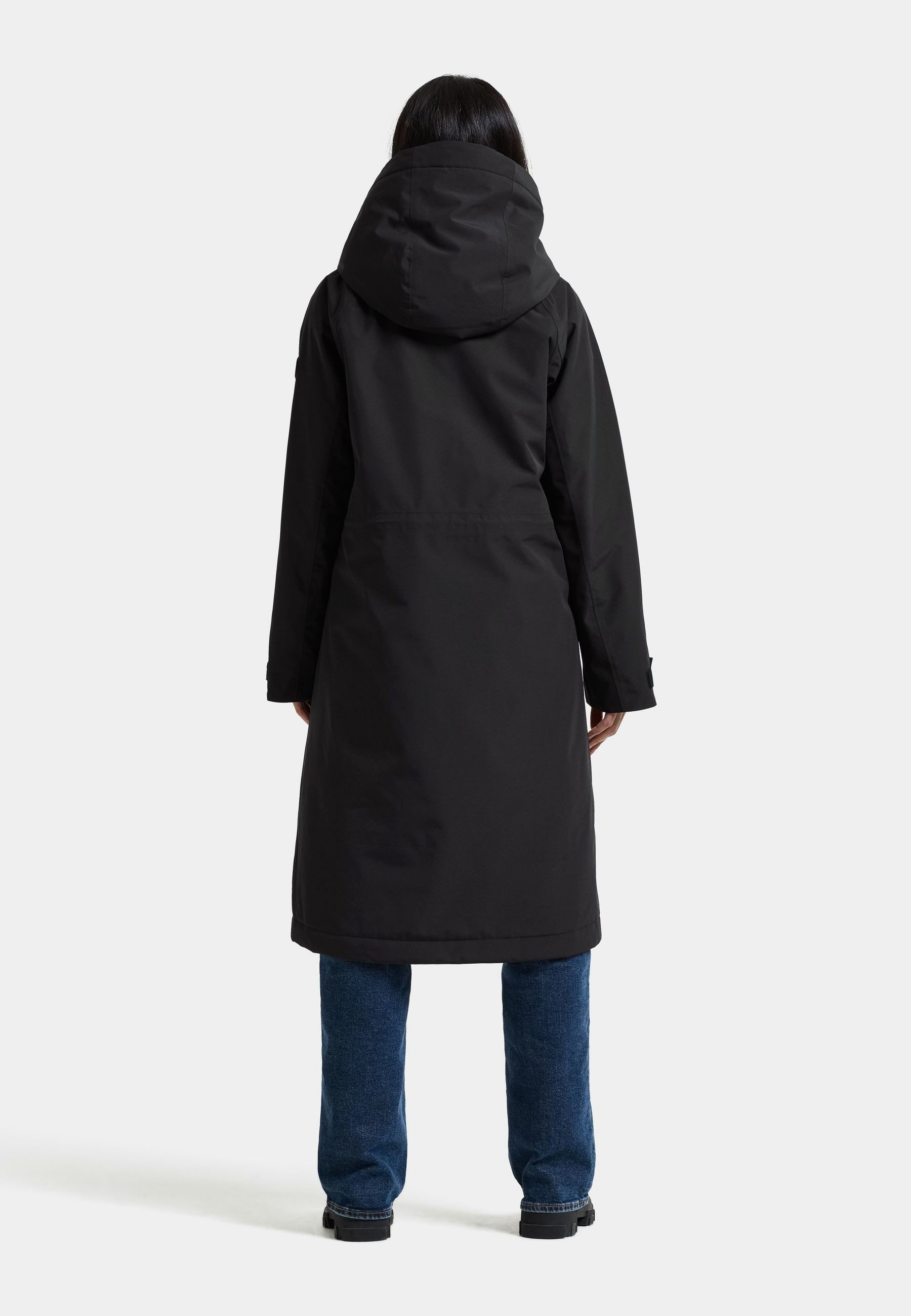 Didriksons Winterjacke Damen Wintermantel Wasserdicht NOELIA mit Kapuze mit Taschen – Bild 4 von 5