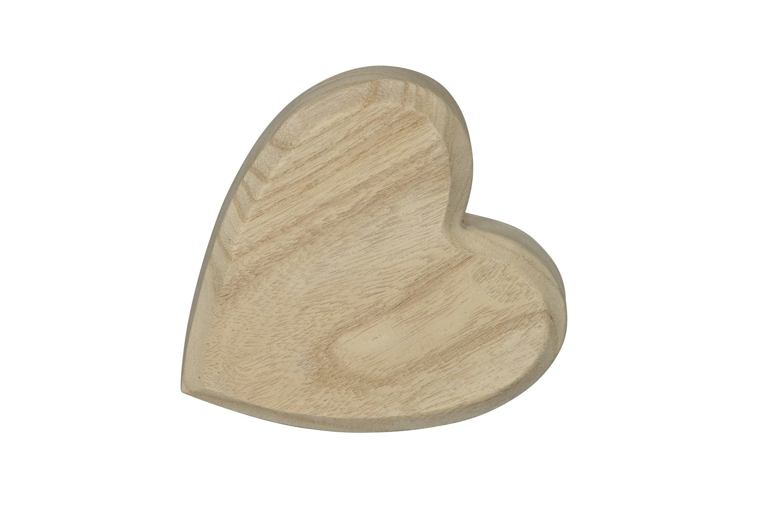 finehomegarden Dekoobjekt Holz-Herz natur H19cm / 31cm Deko Herz aus Holz für Wand & Tisch (1 St), Rustikale Deko für Zuhause, Hochzeit & Valentinstag 2Größen wählbar