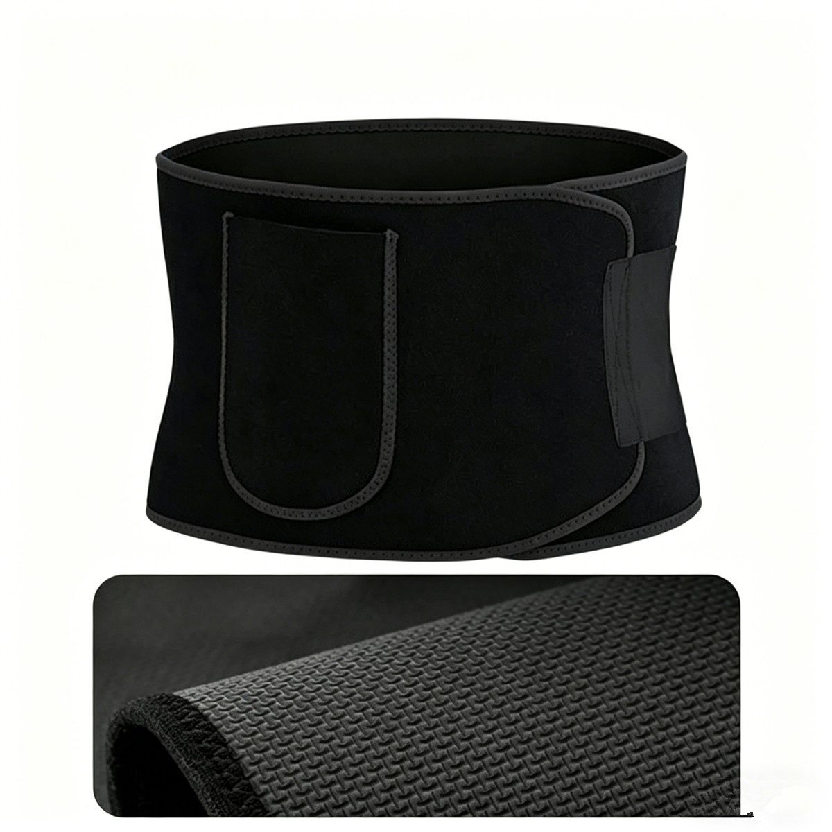 FANNOU Bauchweggürtel Bauchweggürtel Herren Damen, Hula Hoop Gürtel Bauch Weg Trainer, Sweat Belt Waisttrainer mit Handytasche