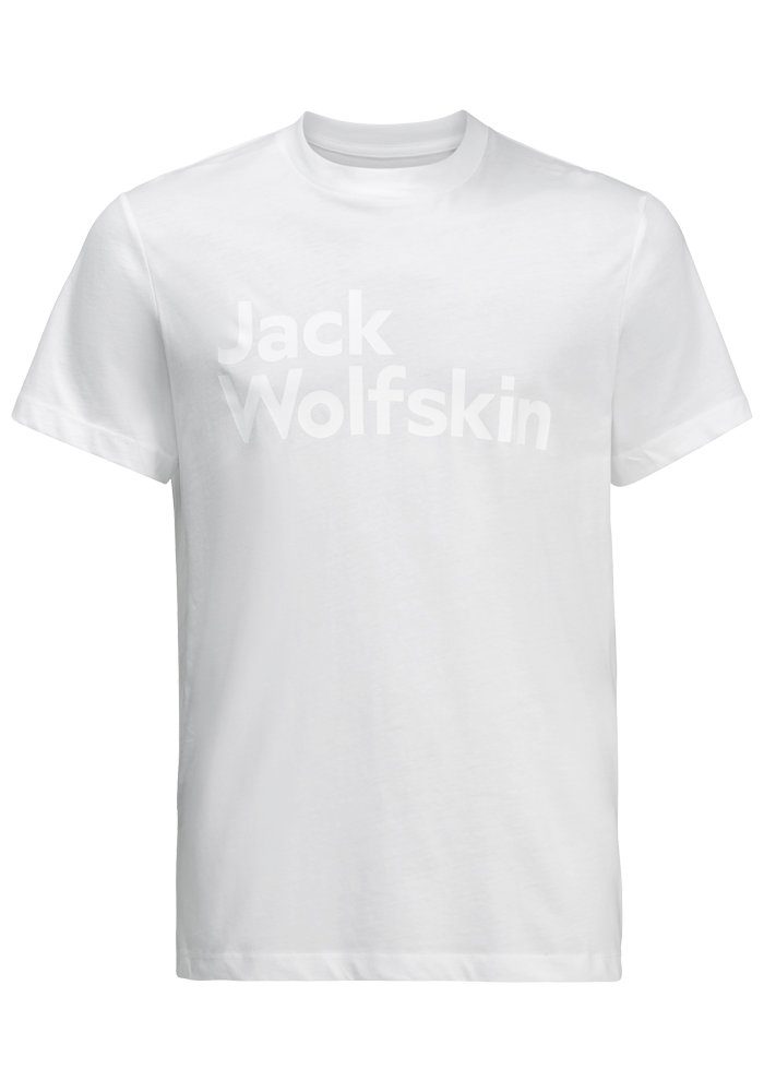 Wolfskin white M LOGO ESSENTIAL Jack T T-Shirt