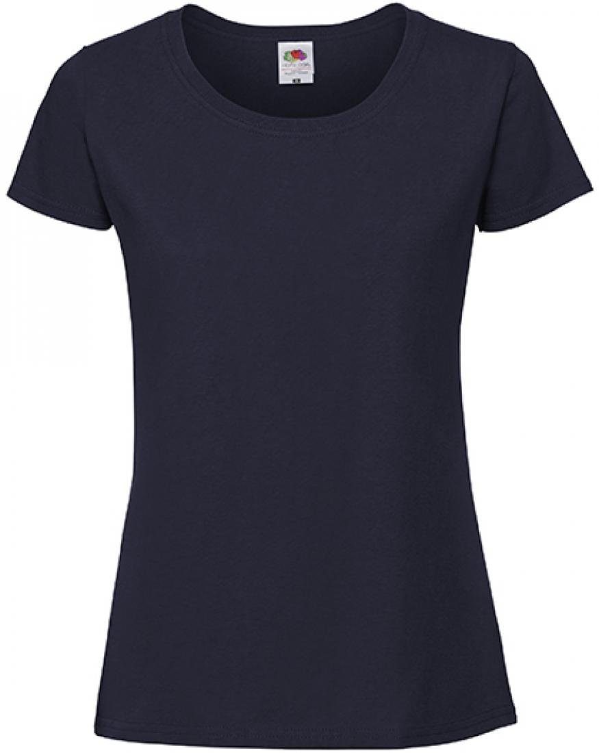 Rundhalsshirt Damen T-Shirt Ringspun Premium T Lady-fit