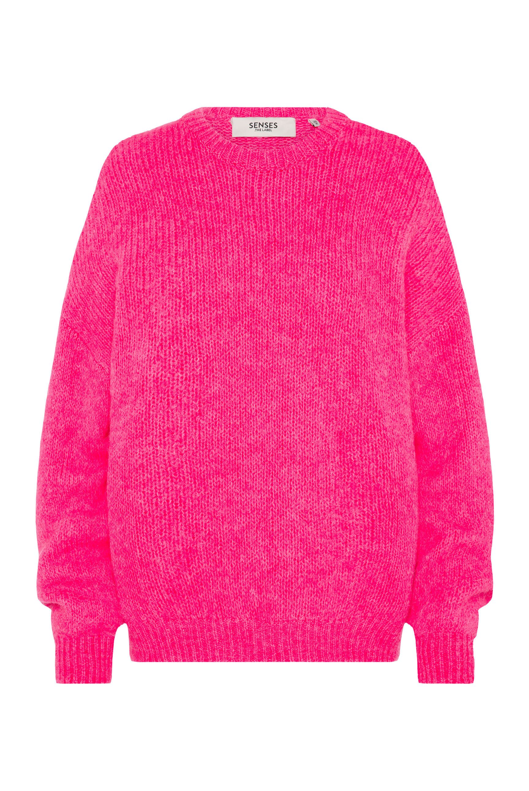SENSES.THE LABEL Rundhalspullover mit überschnittenen Schultern günstig online kaufen