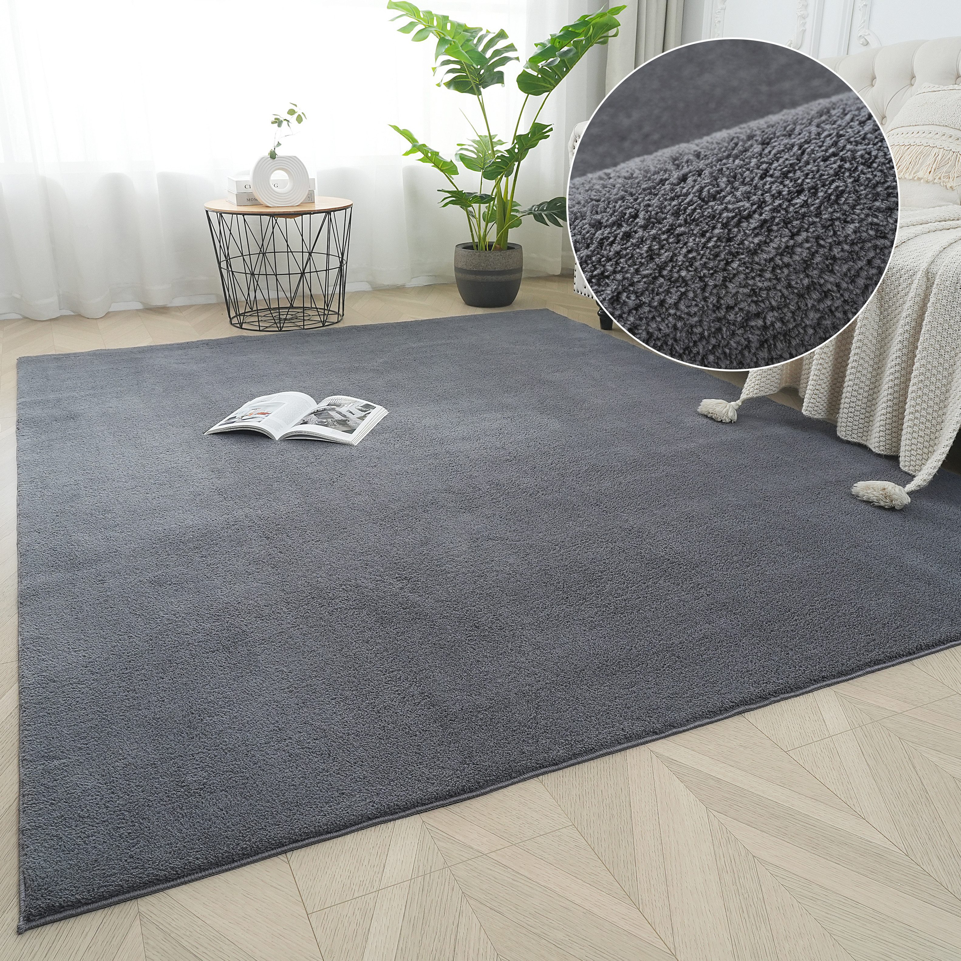 my home Teppich Cali 2, rechteckig, günstig online kaufen