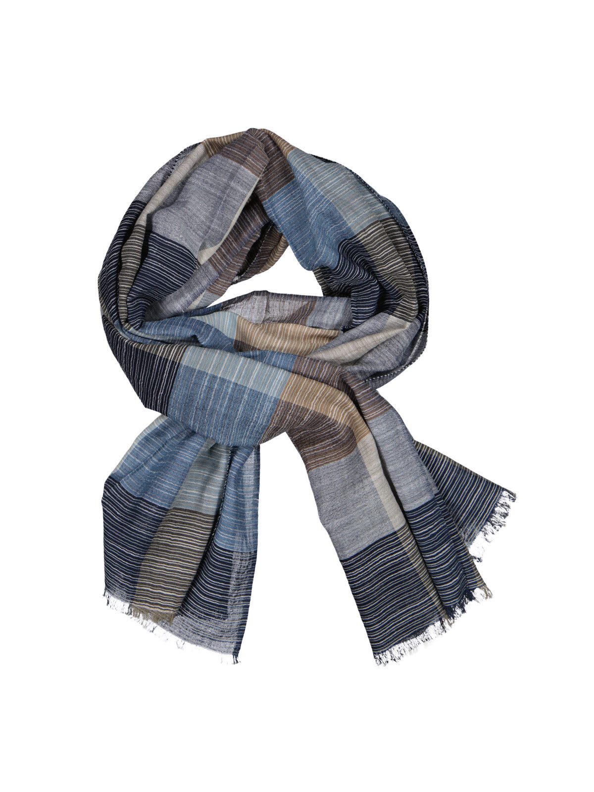 Strickschal Herren Schal uni, Hellbraun