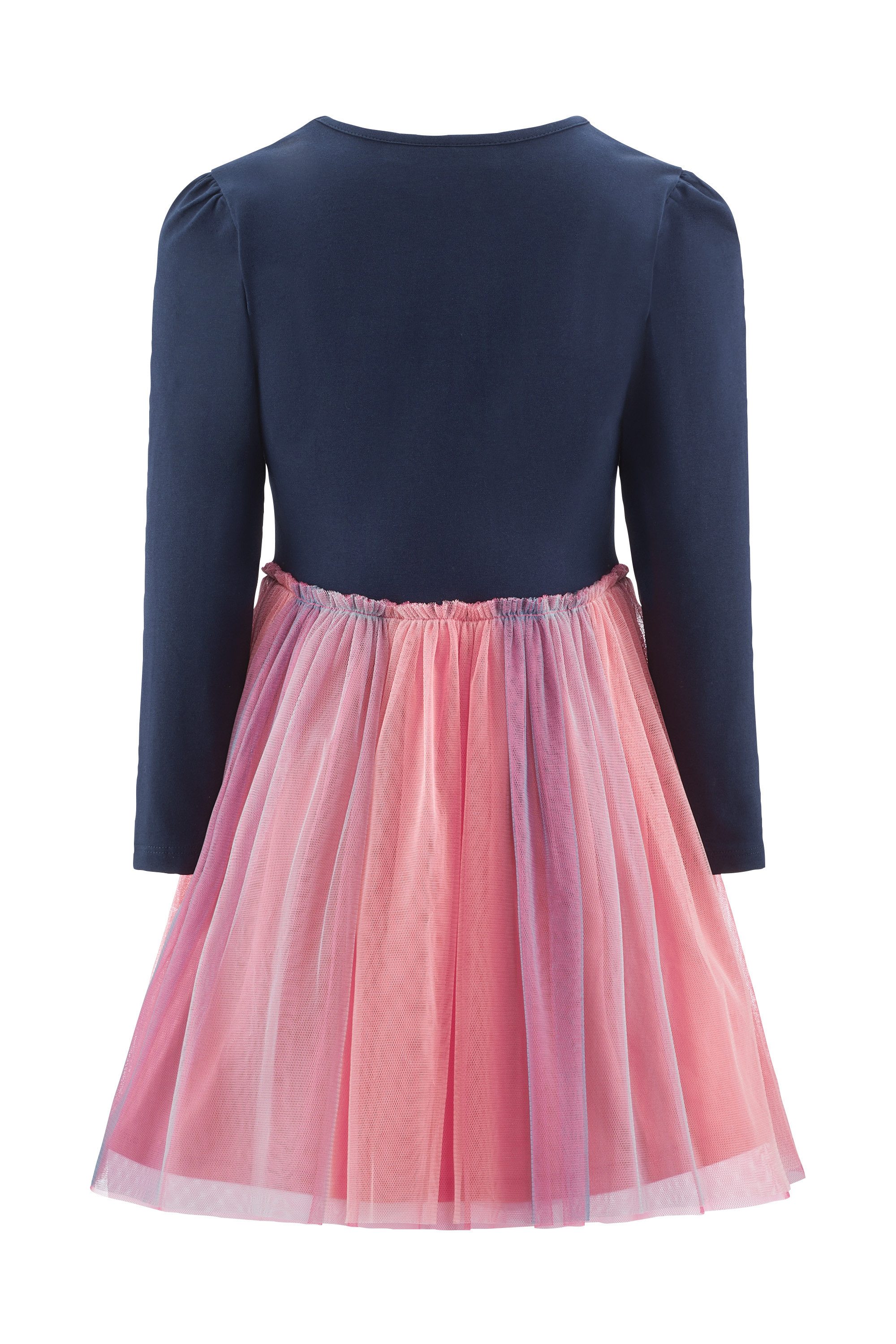 happy girls Jerseykleid Baumwollmischung, Blütenapplikationen – Bild 2 von 5