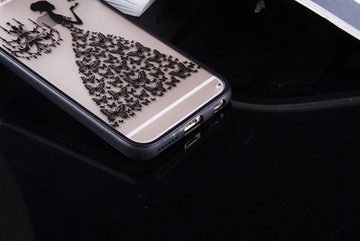 König Design Handyhülle Apple iPhone 8 Plus, Apple iPhone 8 Plus Handyhülle Backcover Schwarz