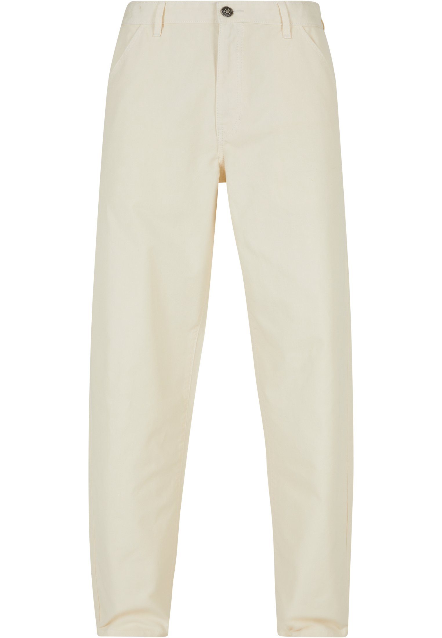 URBAN CLASSICS Stoffhose Herren Canvas Pants (1-tlg) whitesand