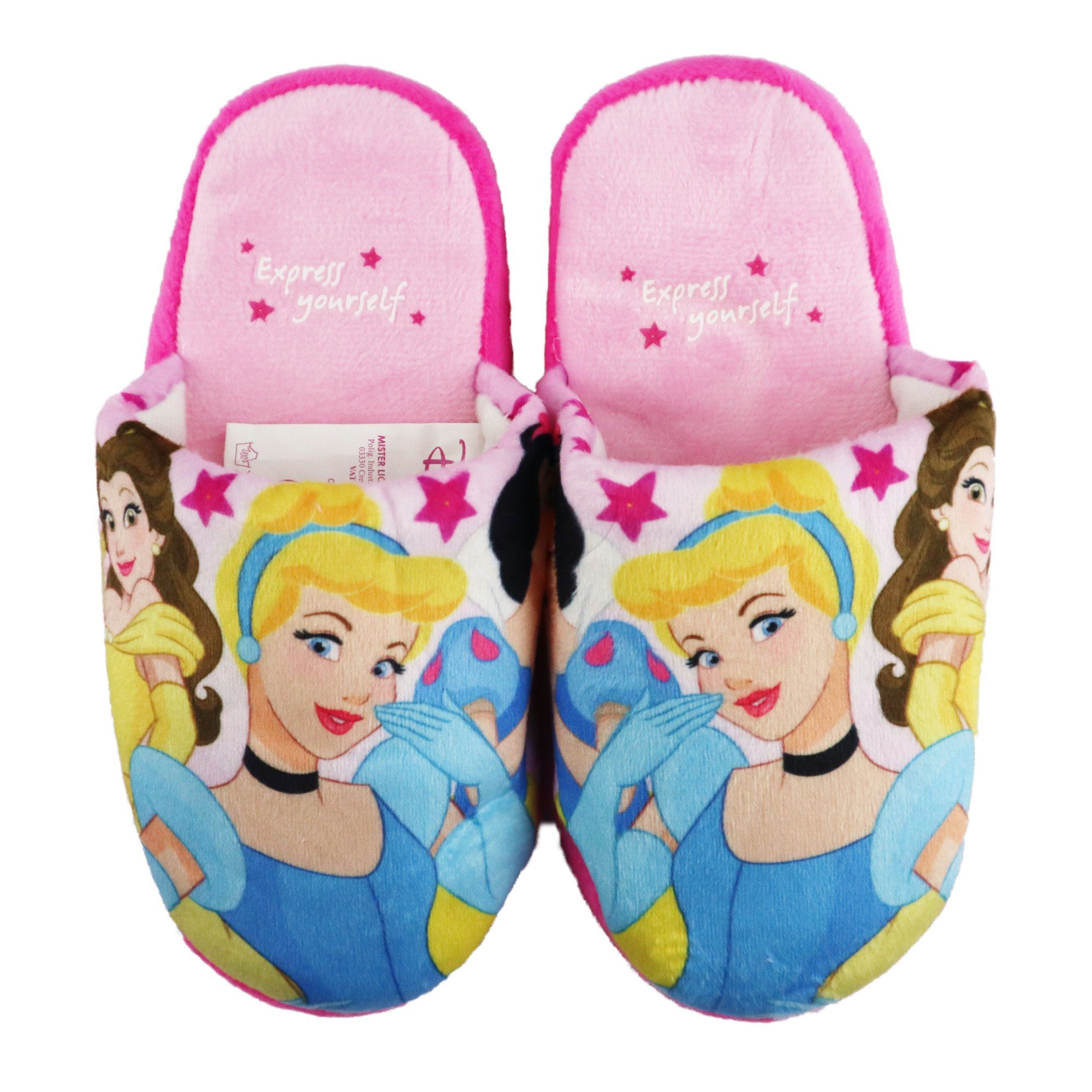 Disney Disney Prinzessin Kinder Mädchen Hausschuhe Slipper Pantoffel Schlüpfschuhe Gr. 26 bis 33 | Pantoffeln