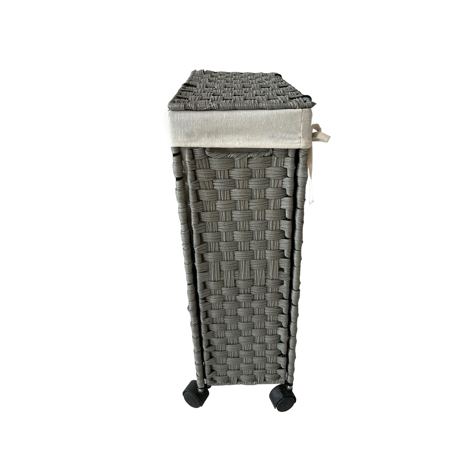 HTI-Living Wäschekorb Wäschesammler 40 Liter Briena Grau (Stück, 1 St., 1 W günstig online kaufen