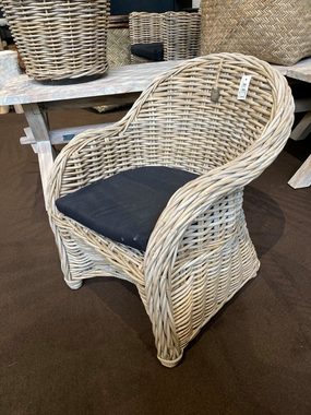 Van der Leeden Loungesessel Braun (1-St), Rattansessel, Korbsessel, Sessel, Naturprodukt, Handarbeit