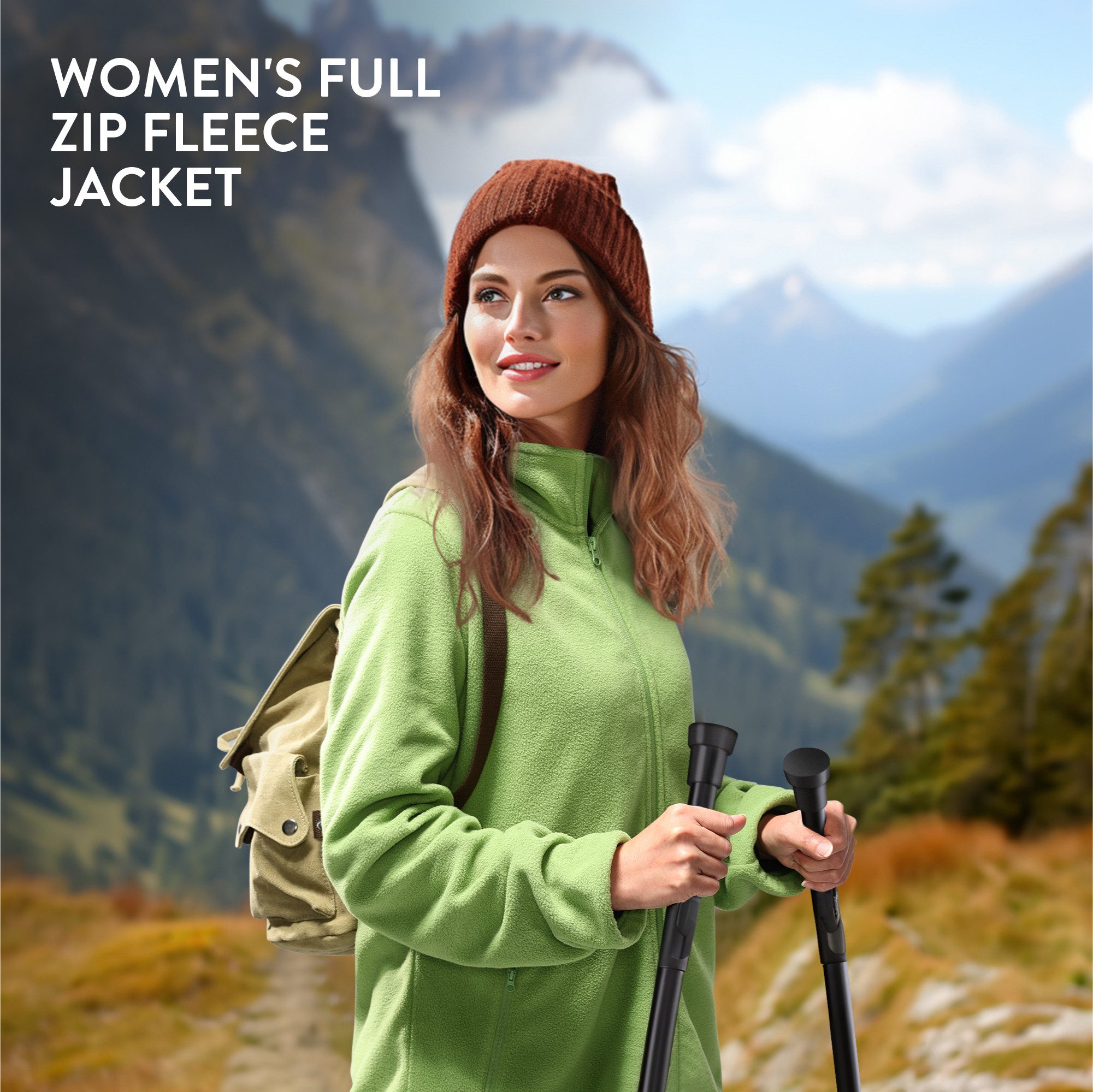 JEMIDI Fleecejacke Frauen Fleece Jacke - Damen Fleecejacke Full-Zip - 100% günstig online kaufen